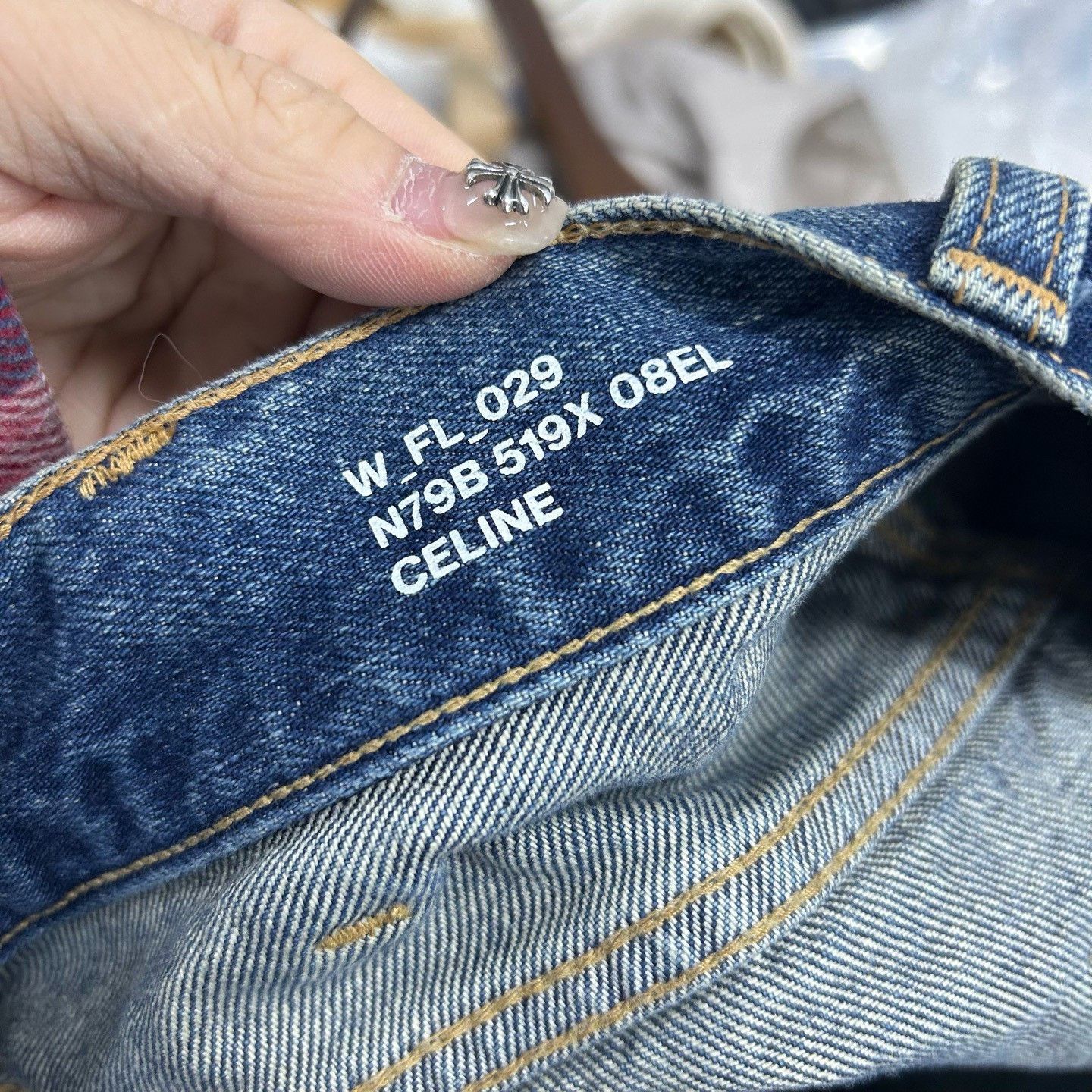 Celine Celine Triomphe Chain Jeans Size 28 Size 28" / US 6 / IT 42 - 5 Thumbnail