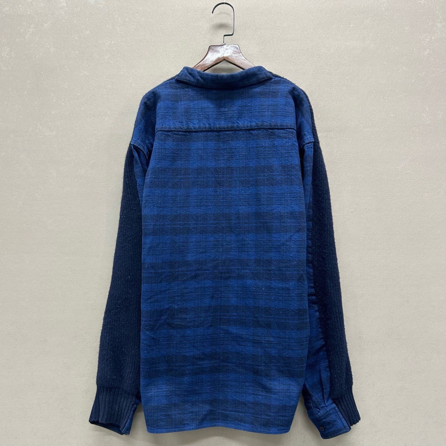 Balenciaga Balenciaga Layered Knit Sweater Navy Size M Size US M / EU 48-50 / 2 - 3 Thumbnail