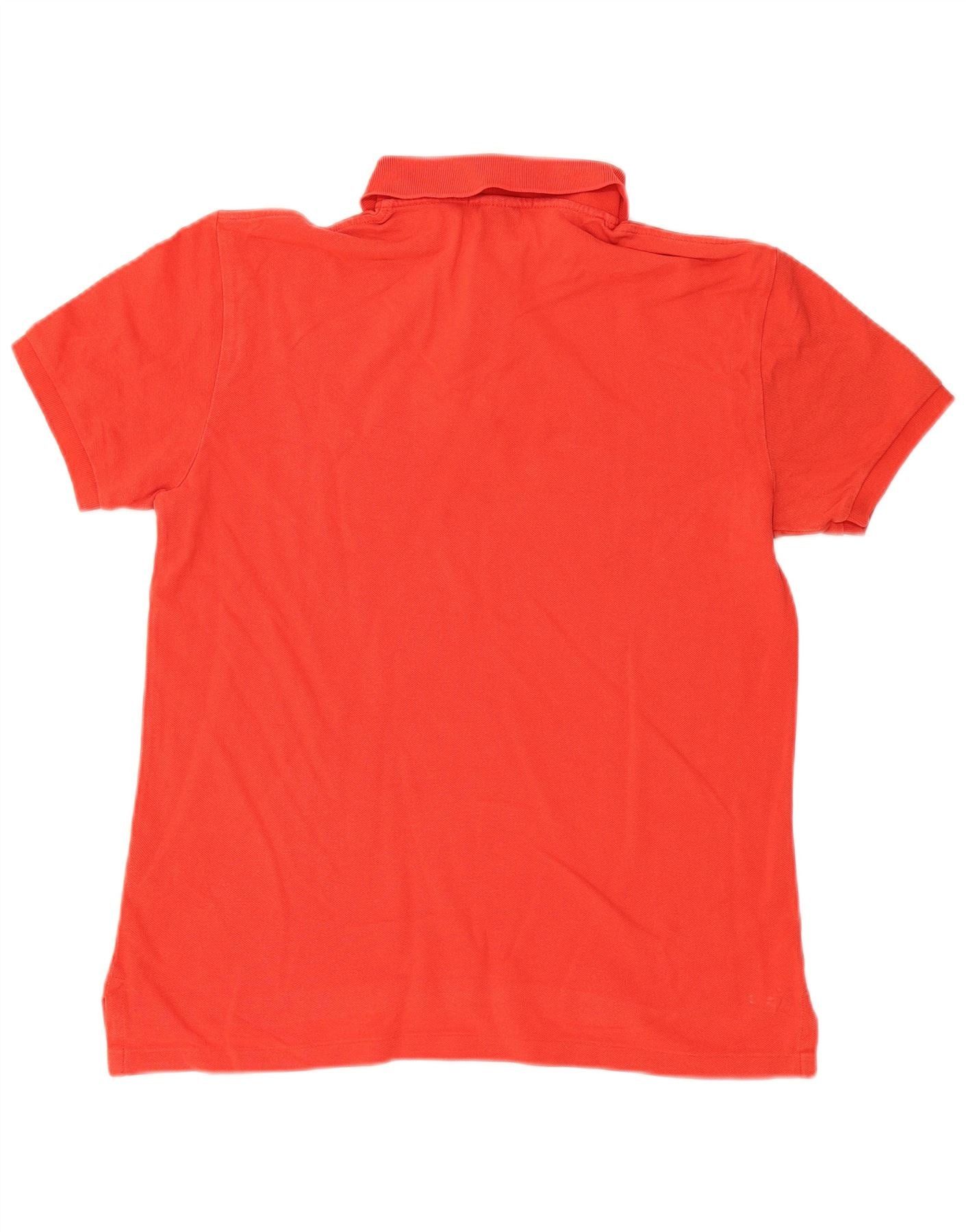 Polo Ralph Lauren Mens Slim Fit Polo Shirt Large Red Cotton Size US M / EU 48-50 / 2 - 2 Thumbnail