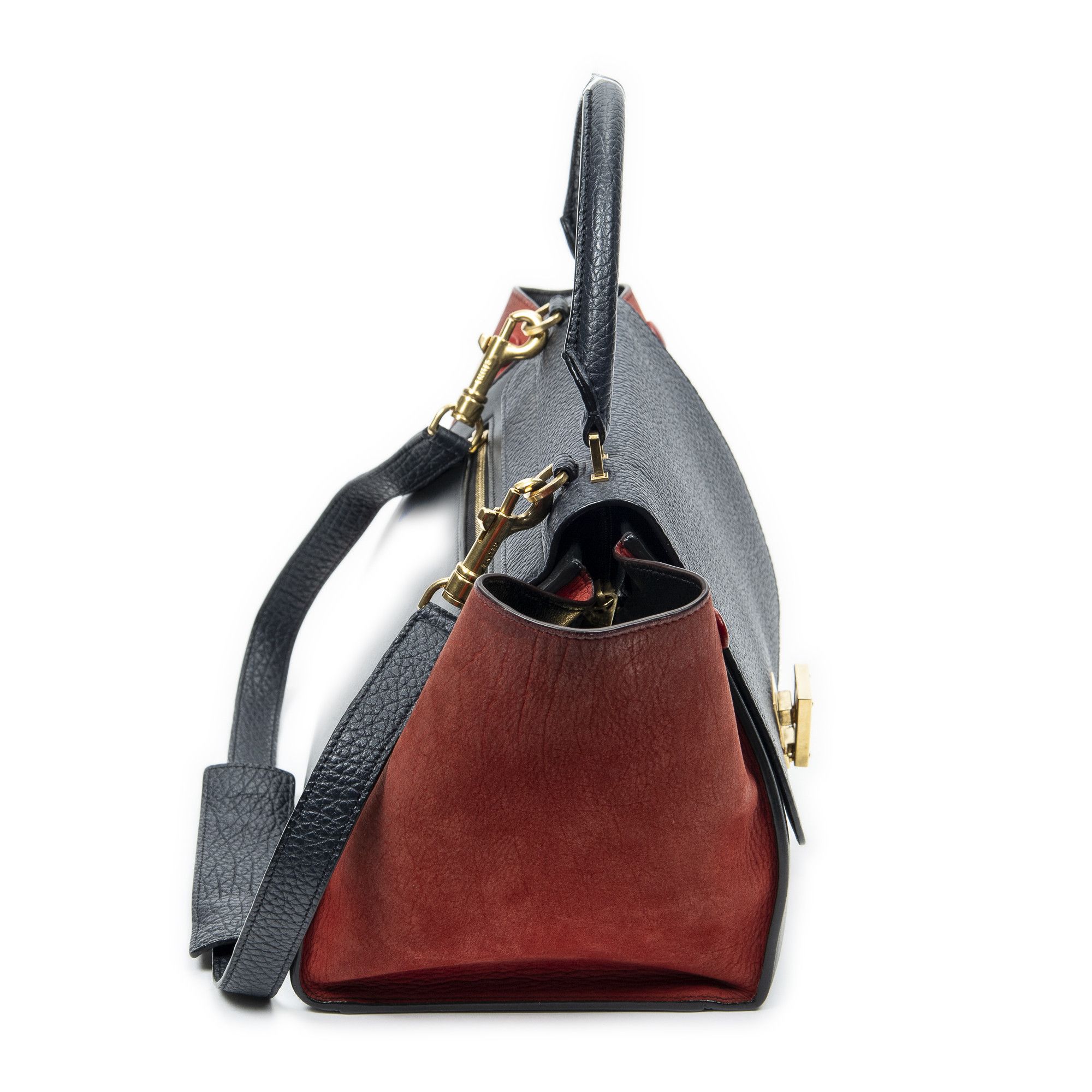 Celine Small Tricolor Trapeze Size ONE SIZE - 4 Thumbnail
