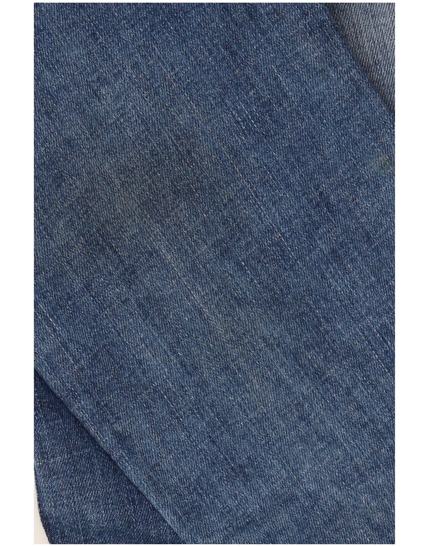 Diesel Womens Sleenker Distressed Skinny Jeans W34 L30 Blue Cotton Size 24" / US 00 / IT 34 - 3 Thumbnail