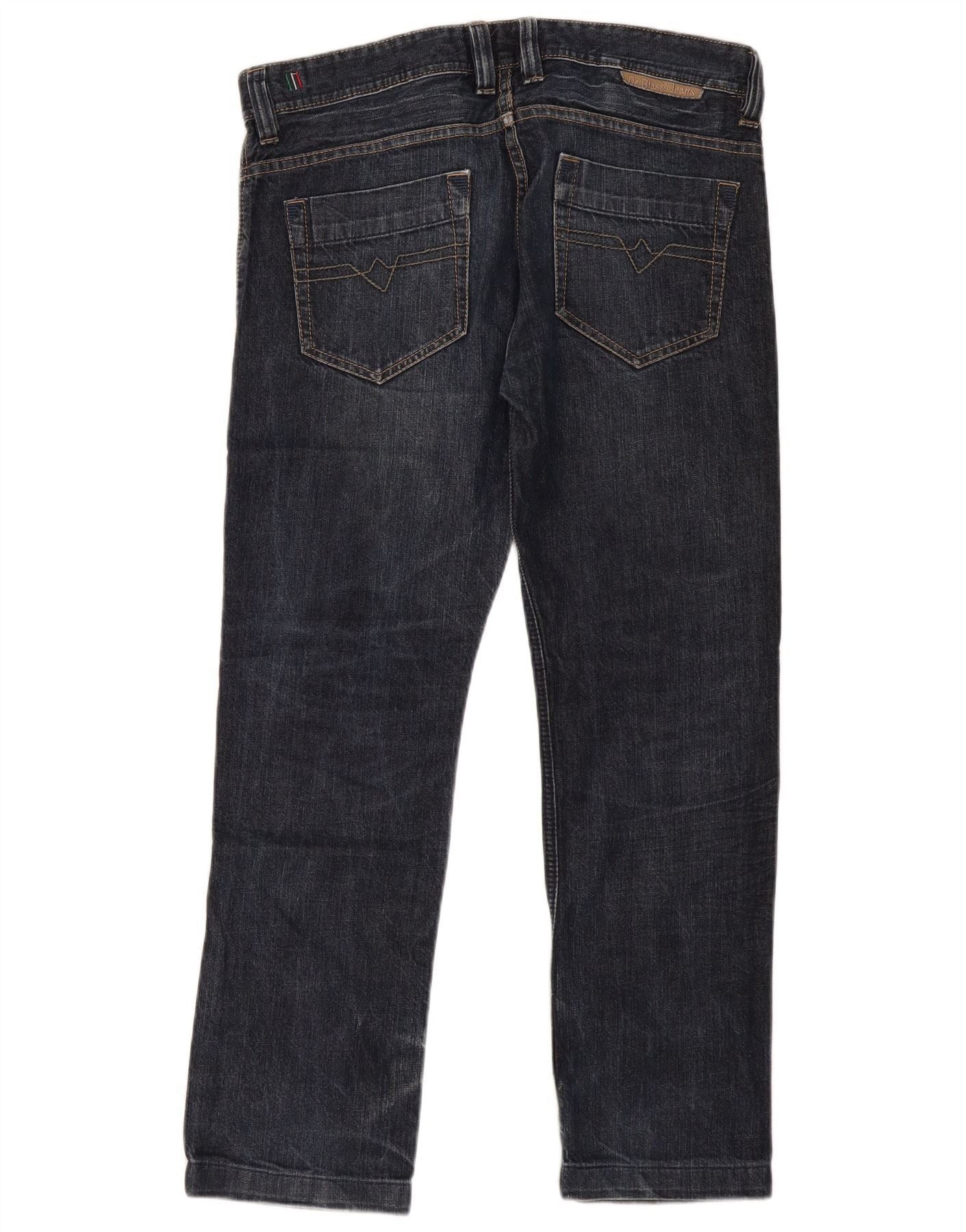 Diesel Womens Straight Jeans IT 48 XL W36 L28 Navy Blue Cotton Size 36" / US 14 / IT 50 - 2 Thumbnail
