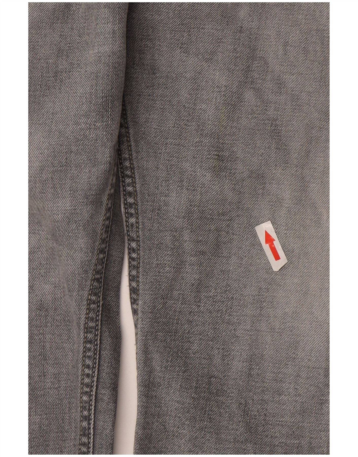 Diesel Mens Kakee Carrot Slim Jeans W32 L30 Grey Cotton Size US 32 / EU 48 - 4 Thumbnail