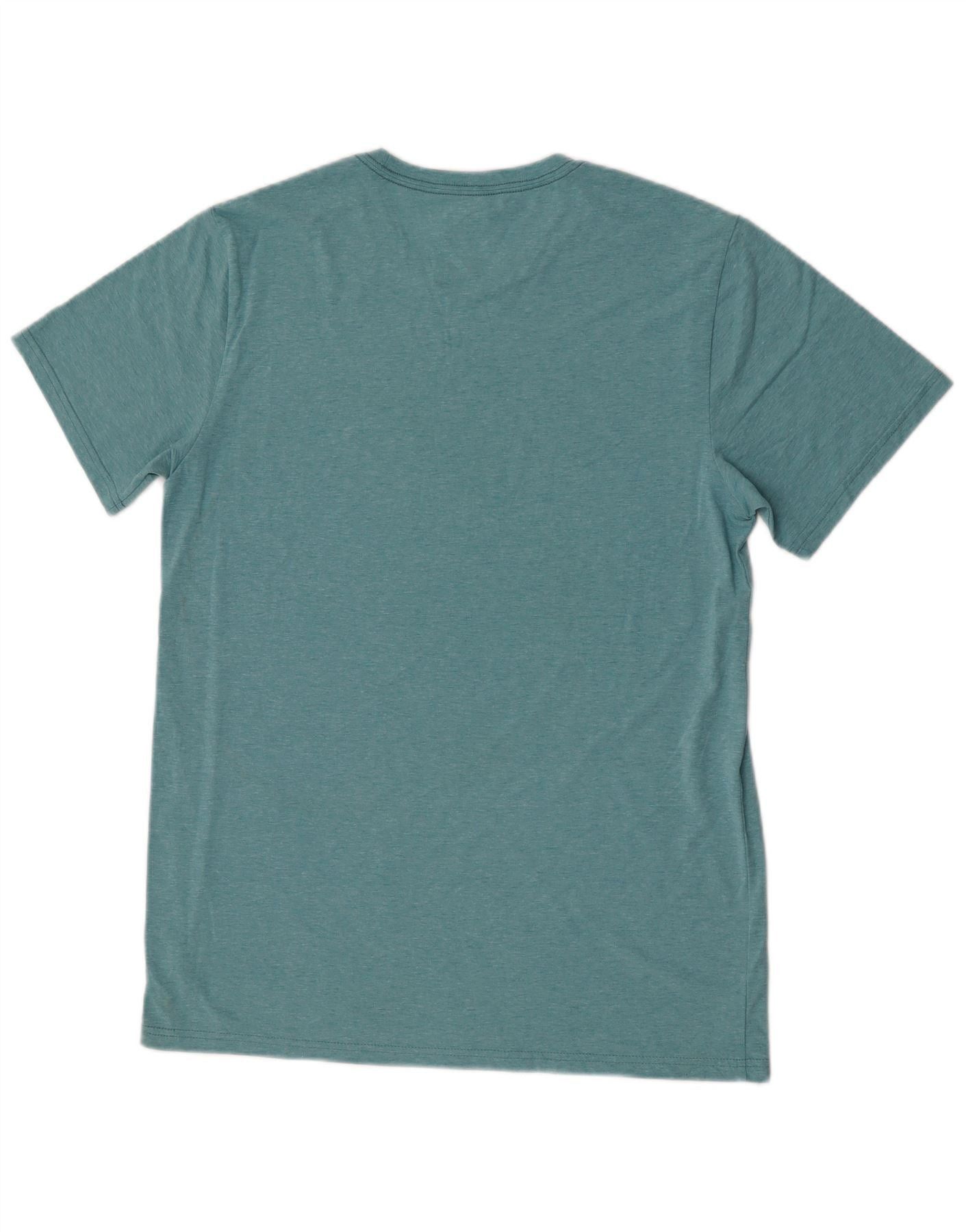 Oakley Mens Regular Fit Graphic T-Shirt Top Large Green Cotton Size US L / EU 52-54 / 3 - 2 Thumbnail