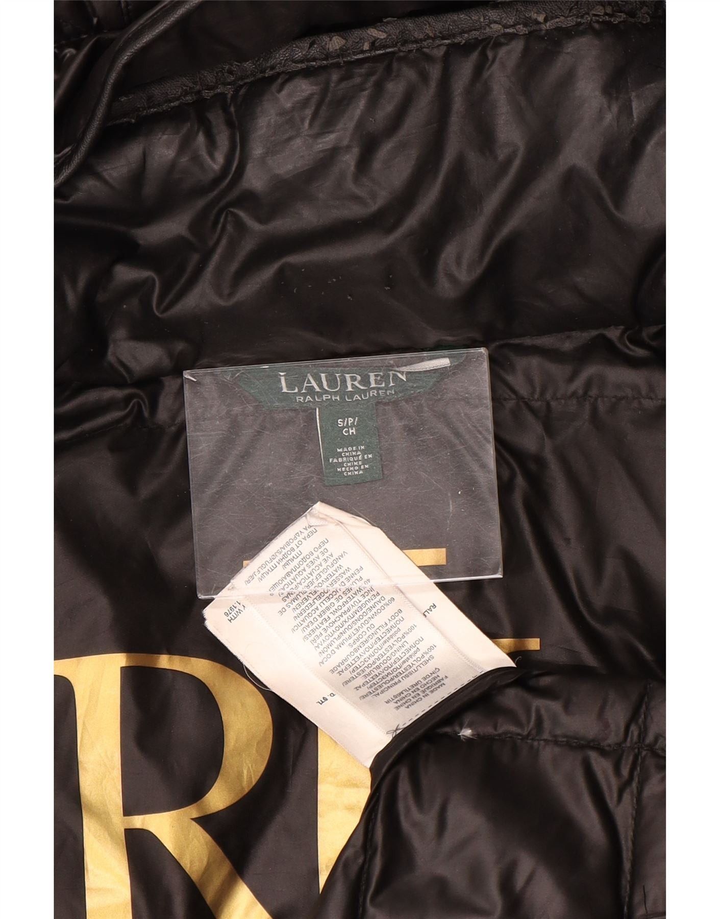 Ralph Lauren Womens Hooded Padded Jacket UK 10 Small Black Polyester Size S / US 4 / IT 40 - 4 Thumbnail