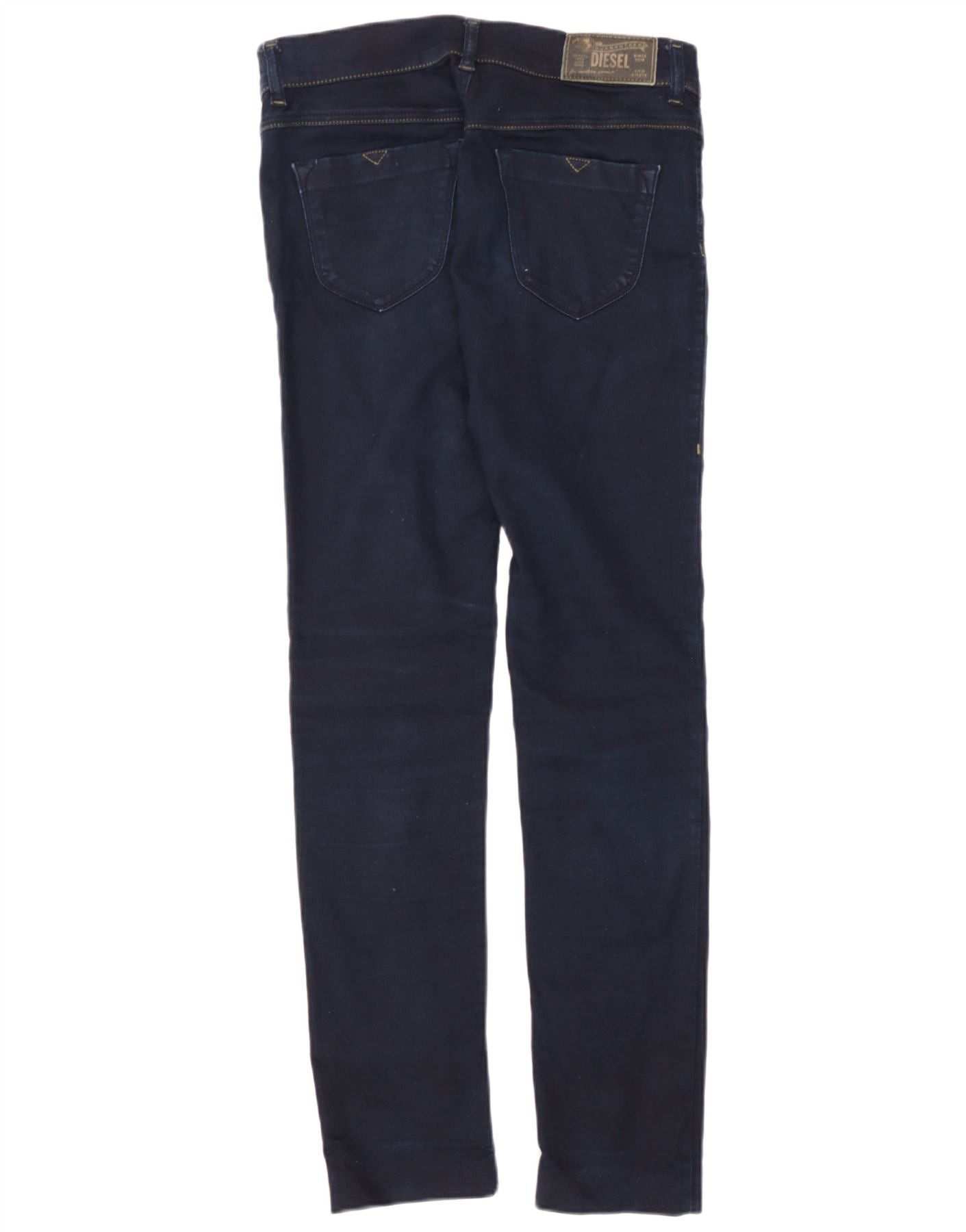 Diesel Womens Livier Low Waist Super Slim Jegging Jeans W27 L28 Nav Size 42" / US 20 - 2 Thumbnail