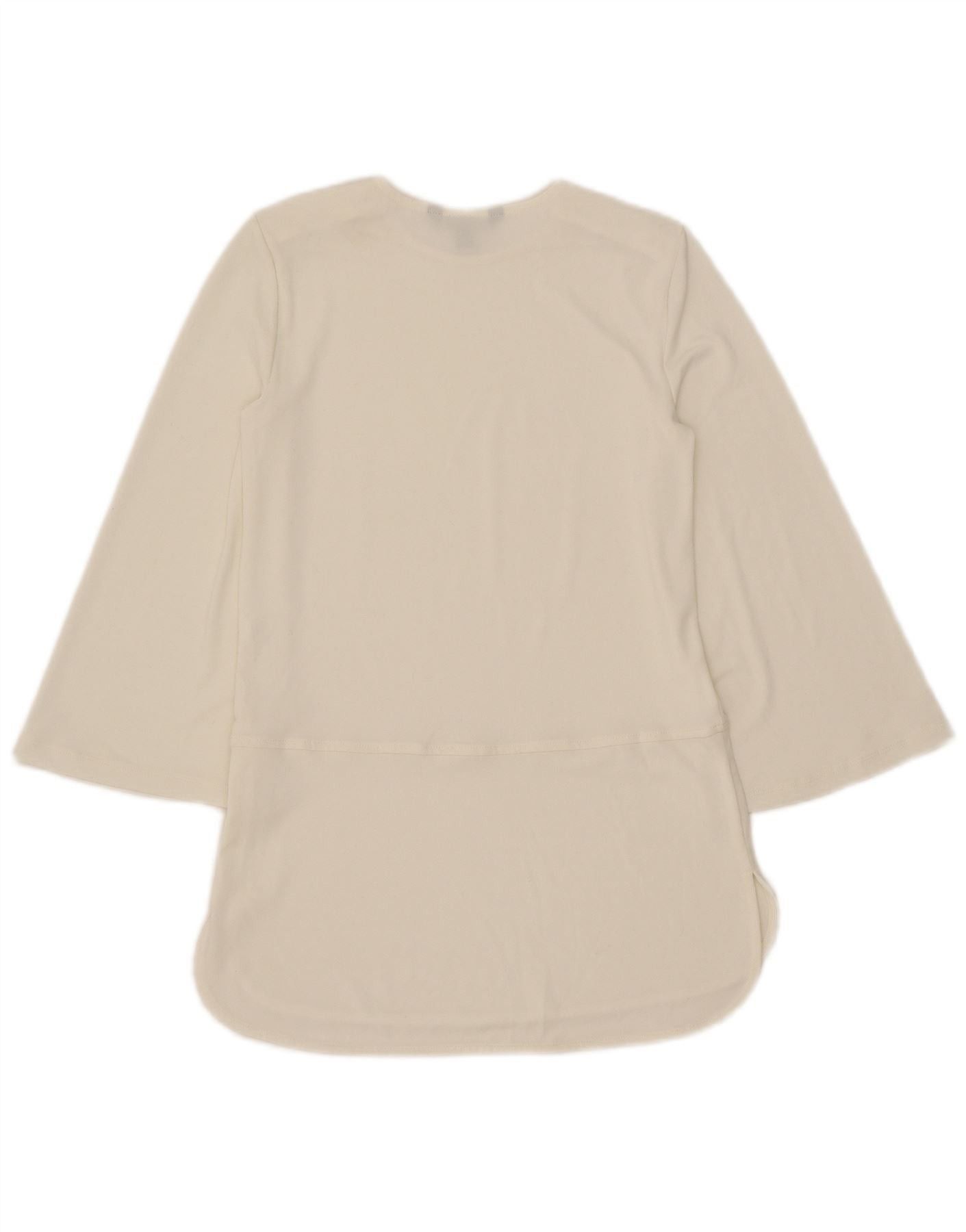Ralph Lauren Womens 3/4 Sleeve Tunic Top UK 6 XS White Size XXS / US 00 / IT 34 - 2 Thumbnail