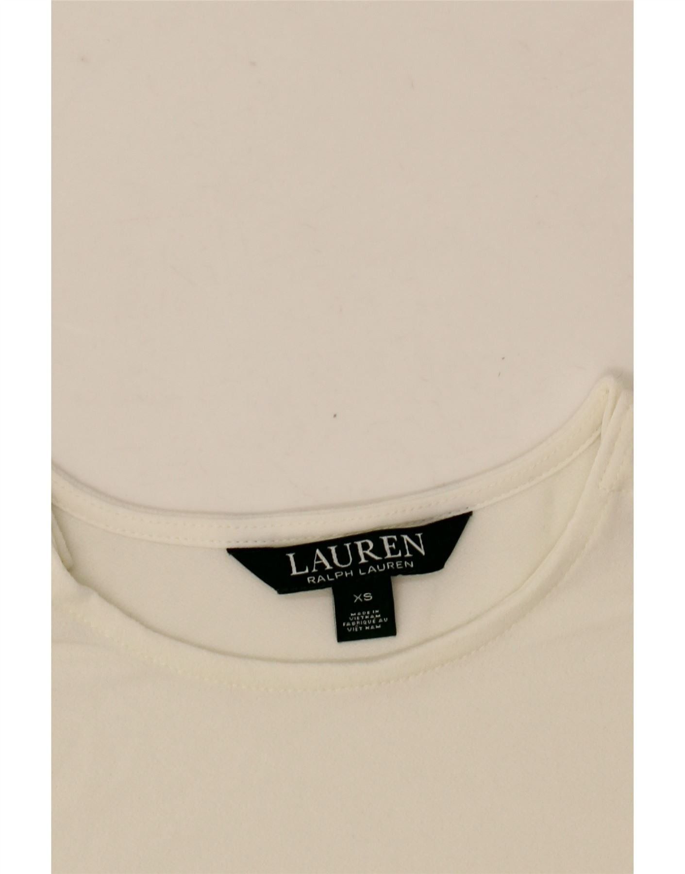 Ralph Lauren Womens 3/4 Sleeve Tunic Top UK 6 XS White Size XXS / US 00 / IT 34 - 6 Thumbnail