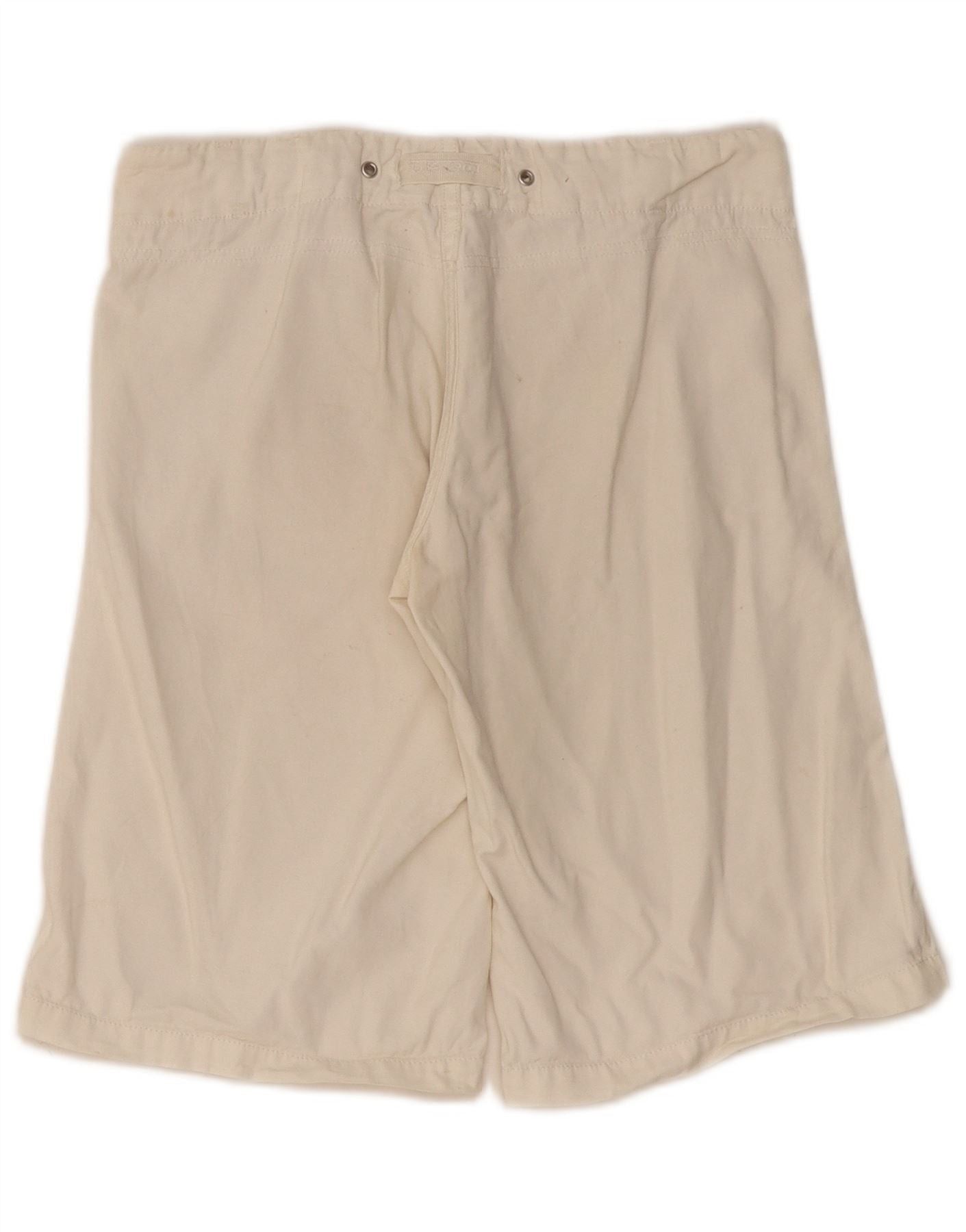 Diesel Womens Chino Shorts W26 Small White Cotton Size 42" / US 20 - 2 Thumbnail