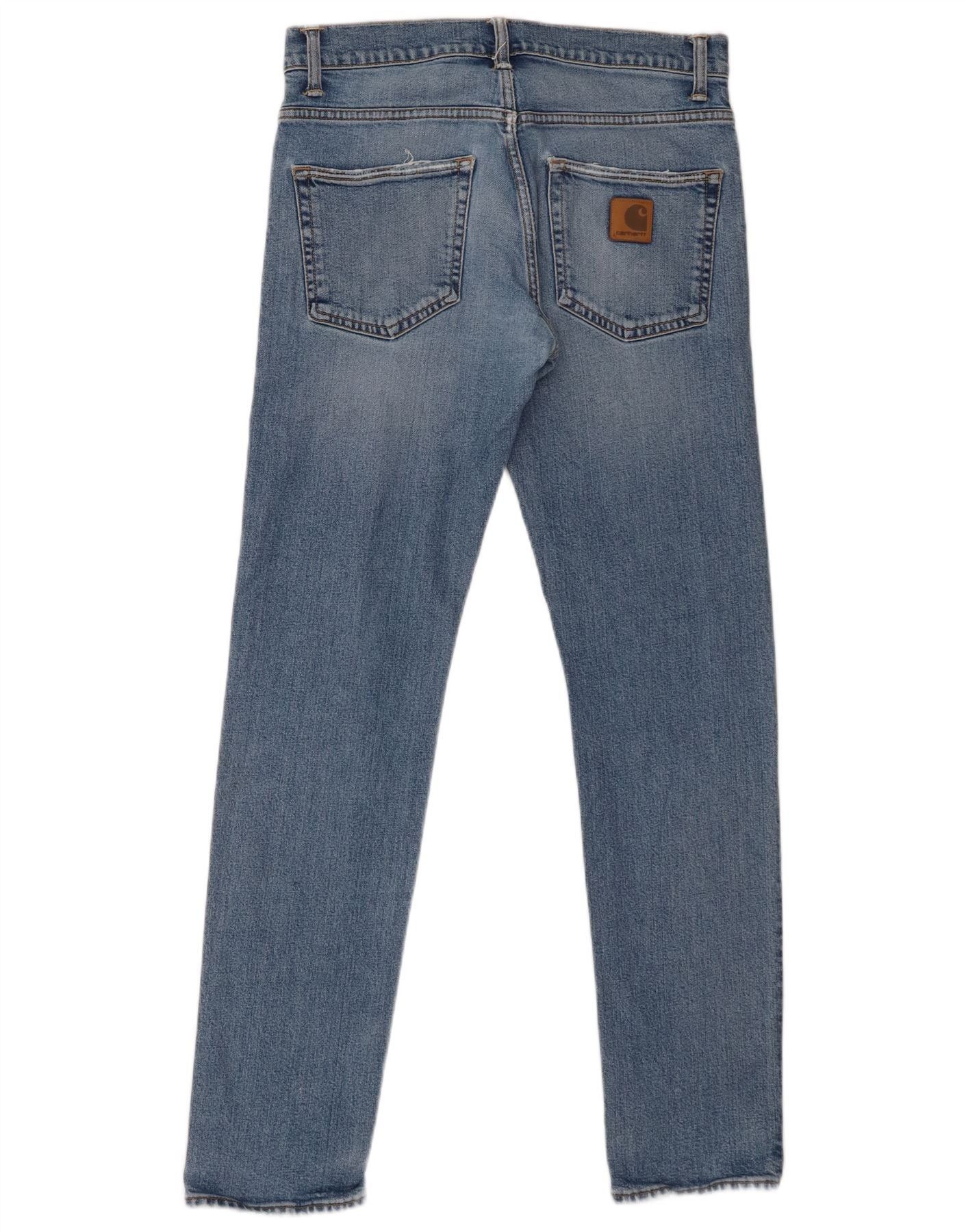 Carhartt Mens Wip Skinny Jeans W30 L32 Blue Cotton Size US 30 / EU 46 - 2 Thumbnail