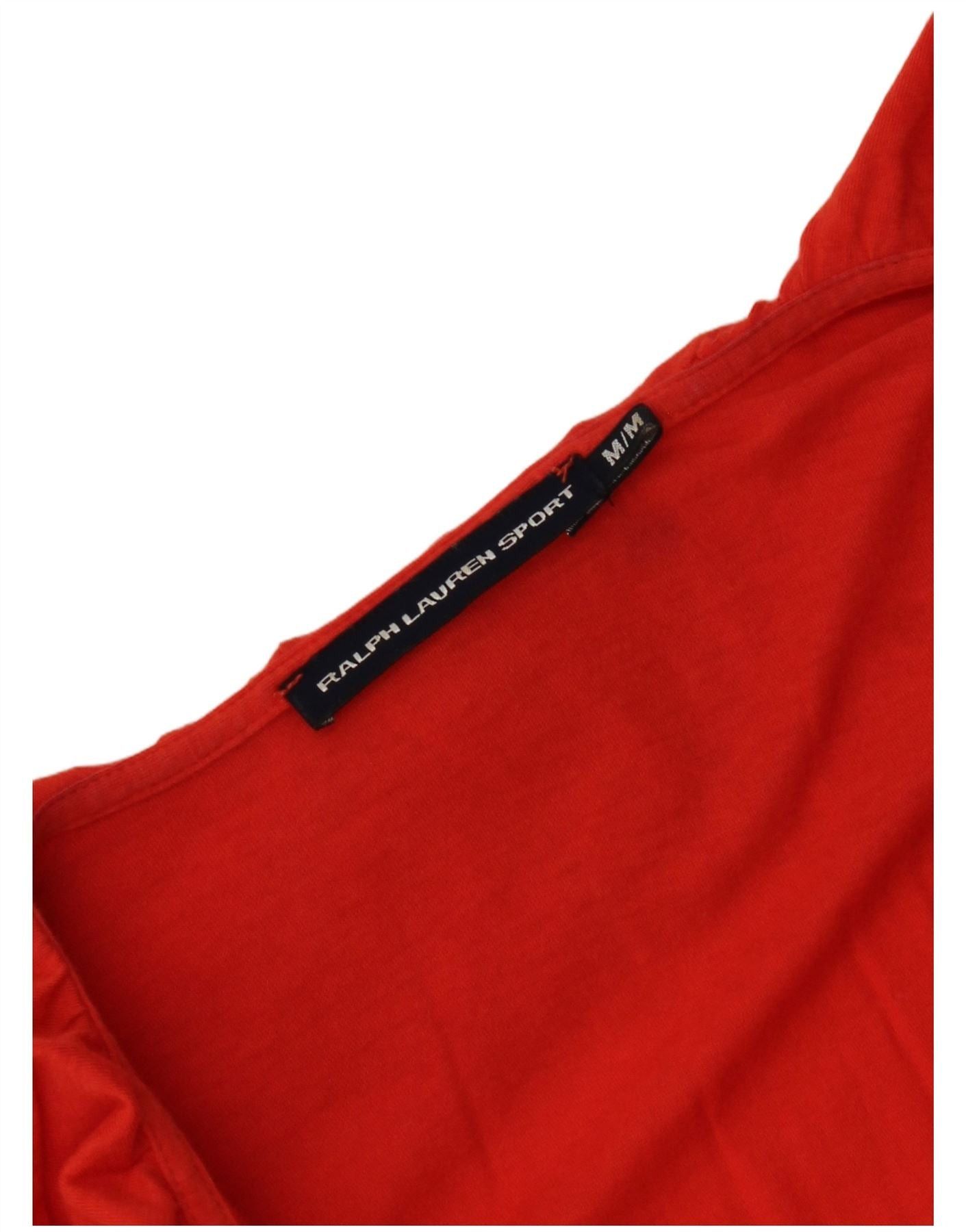 Ralph Lauren Womens Ruffle Front Blouse Top UK 12 Medium Red Size XS / US 0-2 / IT 36-38 - 3 Thumbnail