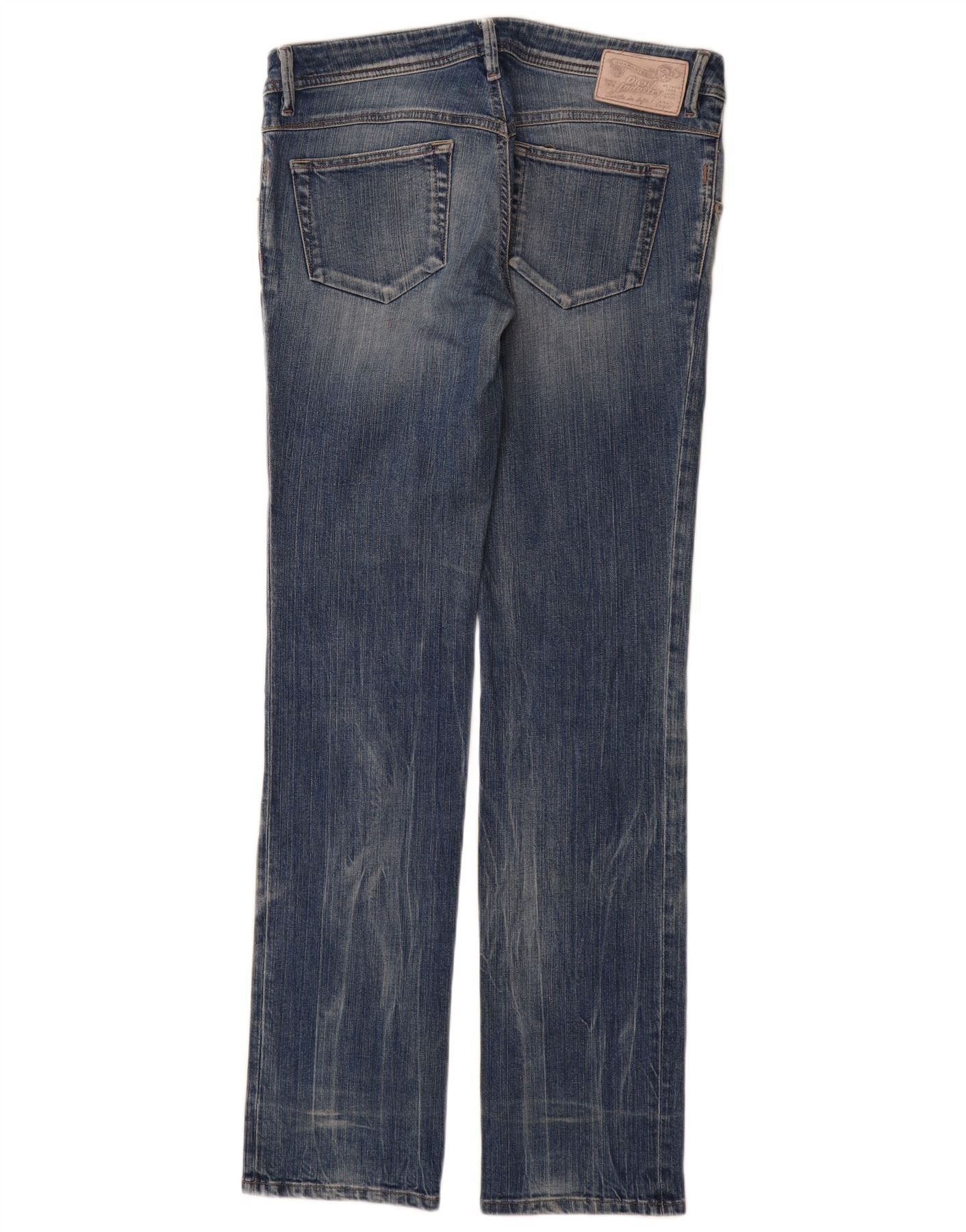Diesel Womens Newz Slim Jeans W31 L34 Navy Blue Cotton Size 42" / US 20 - 2 Thumbnail