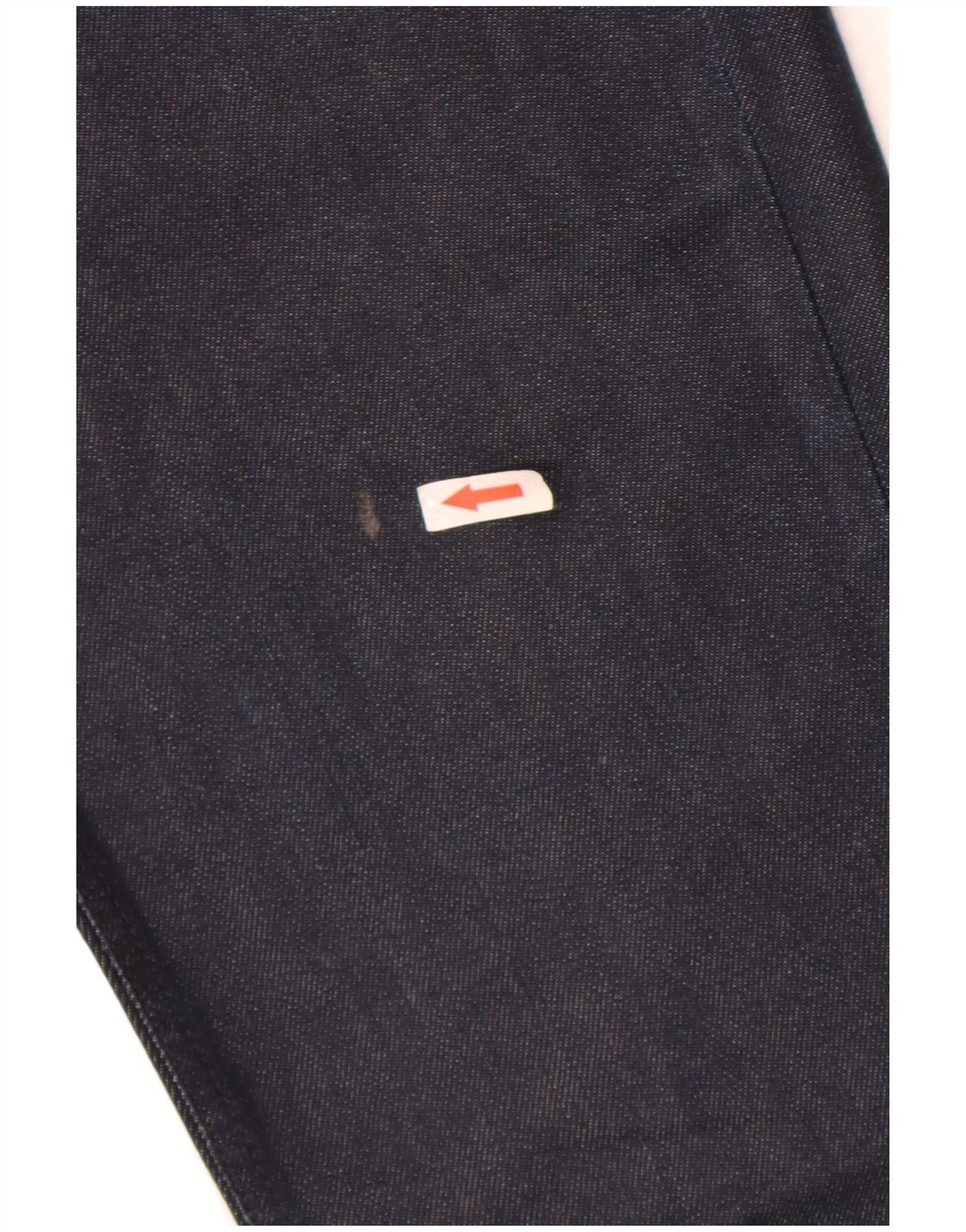 Diesel Womens Louvely Flared Jeans W30 L31 Navy Blue Cotton Size 42" / US 20 - 3 Thumbnail