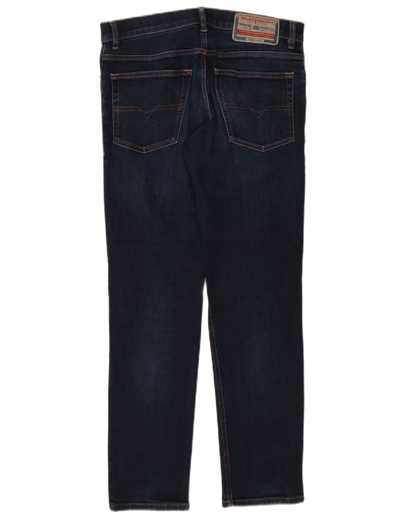 Diesel Womens Slim Jeans W30 L30 Navy Blue Cotton Size 42" / US 20 - 2 Thumbnail