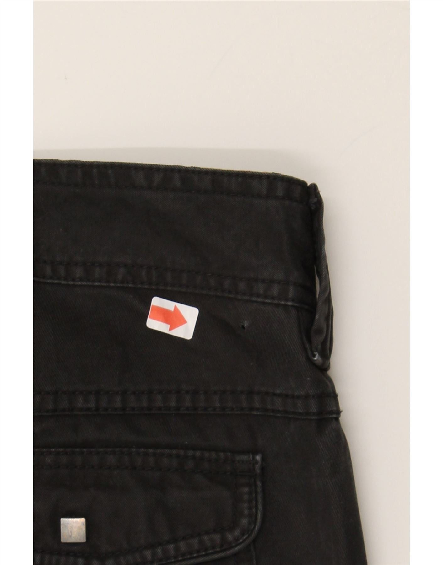 Diesel Womens Low Waist Slim Casual Trousers W29 L31 Black Size 42" / US 20 - 4 Thumbnail