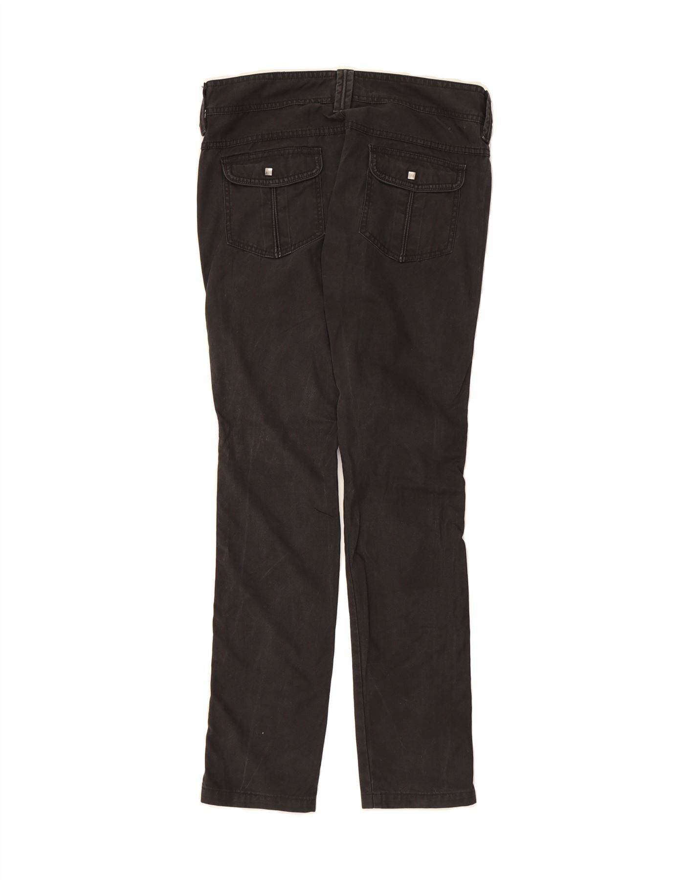 Diesel Womens Low Waist Slim Casual Trousers W29 L31 Black Size 42" / US 20 - 2 Thumbnail