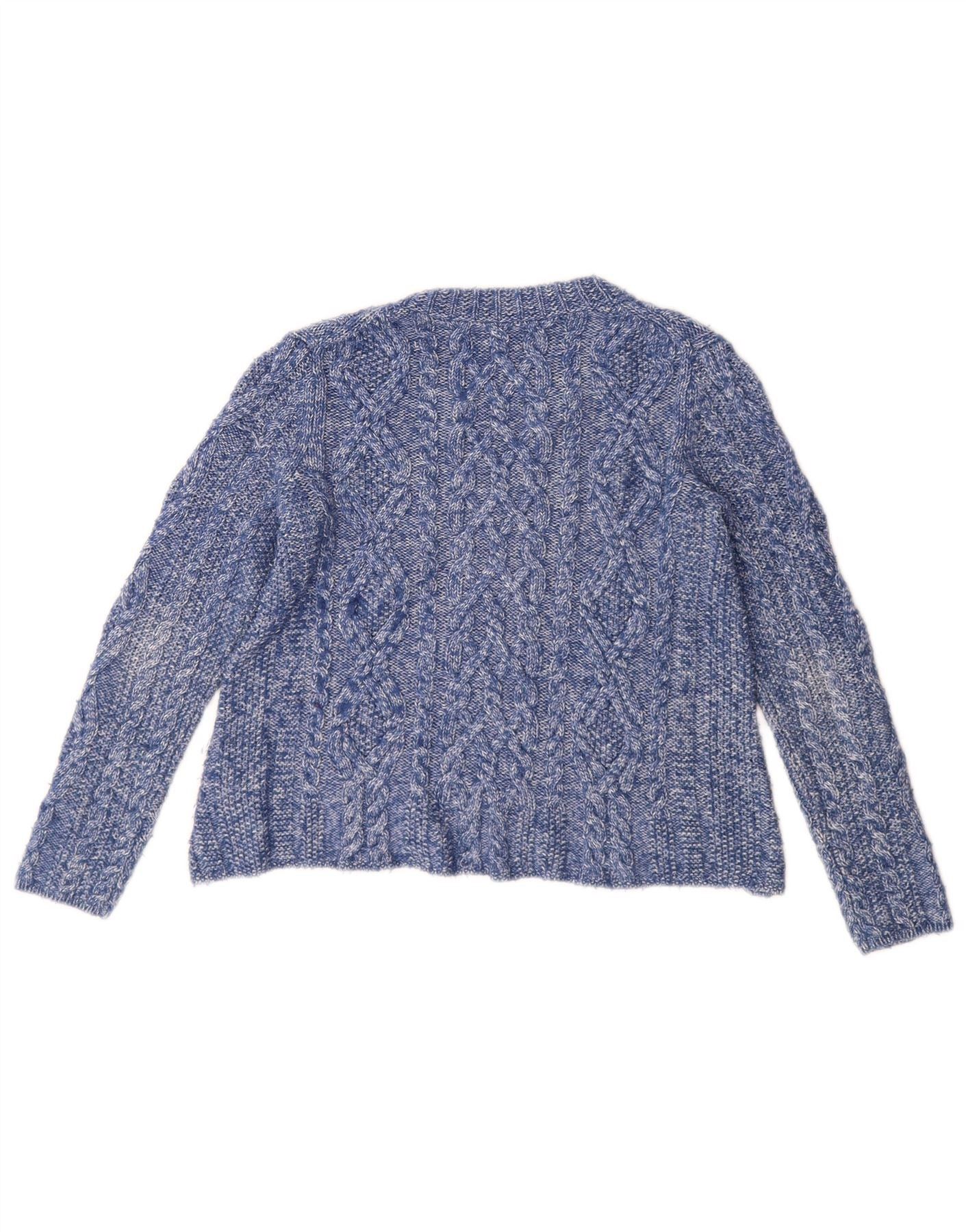 Polo Ralph Lauren Girls Boat Neck Jumper Sweater 6-7 Years Small Blue Size XS / US 0-2 / IT 36-38 - 2 Thumbnail