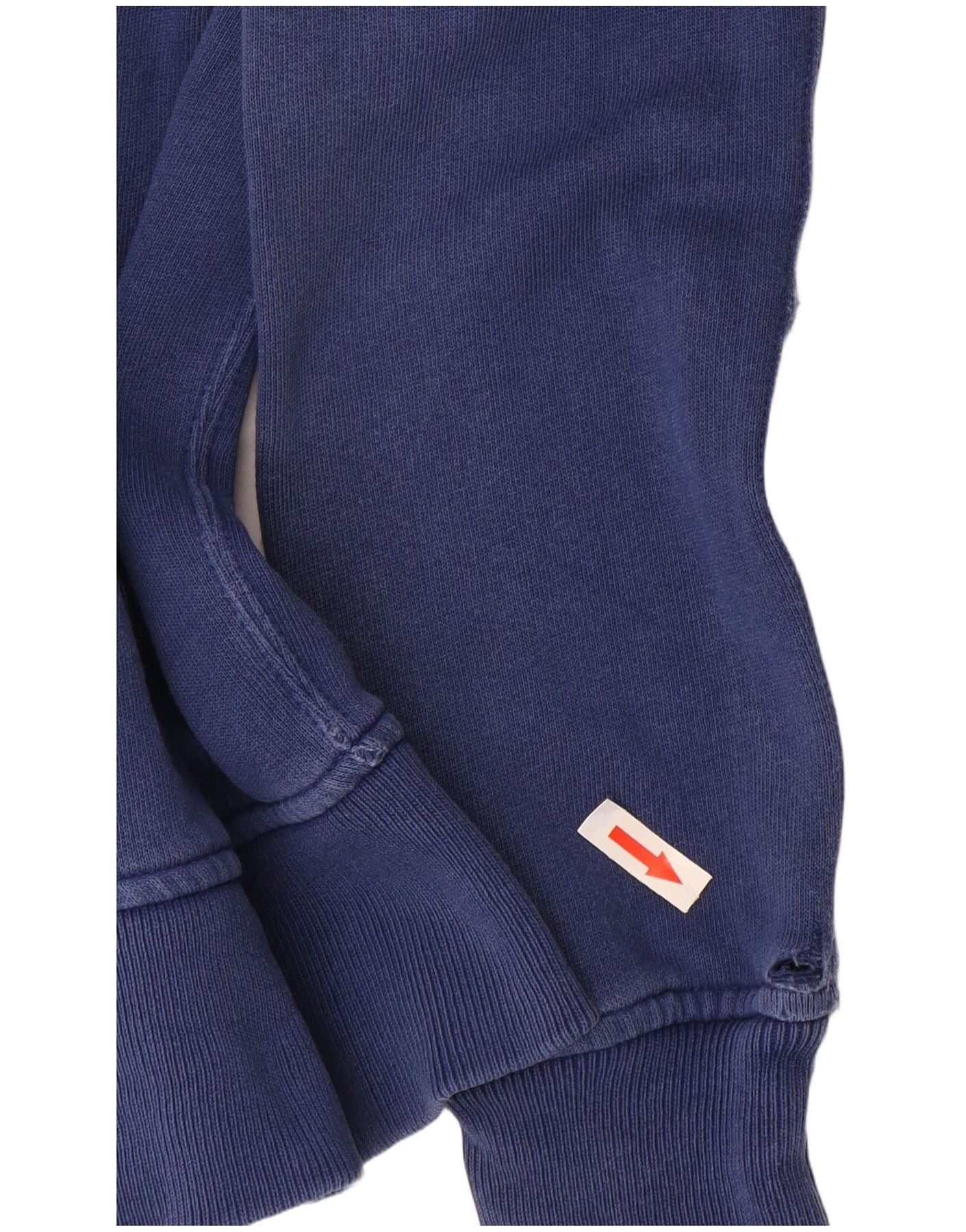 Polo Ralph Lauren Womens Overd Hoodie Jumper UK 6 XS Navy Blue Cotton Size S / US 4 / IT 40 - 3 Thumbnail