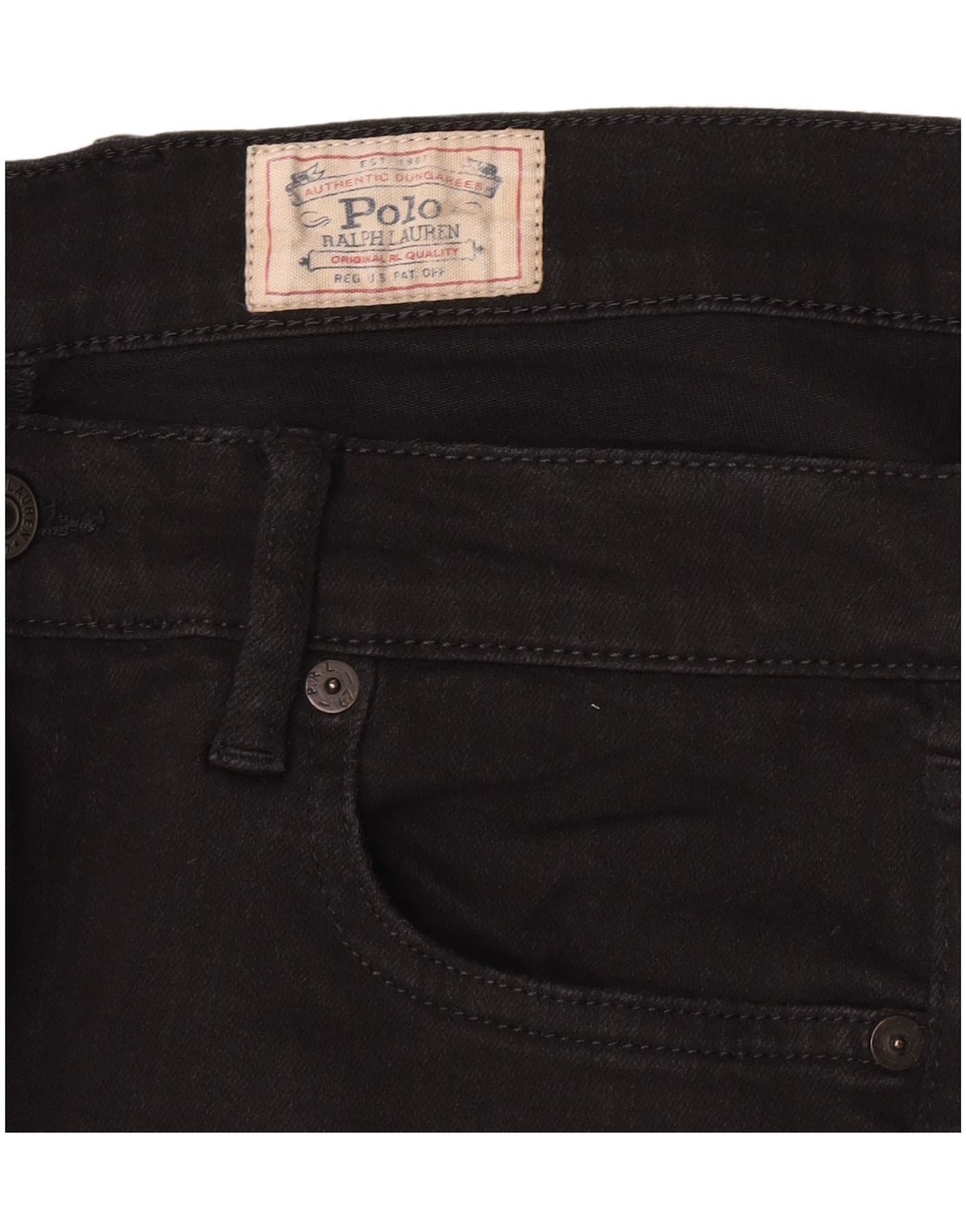 Polo Ralph Lauren Womens Skinny Jeans W30 L29 Black Size 42" / US 20 - 3 Thumbnail