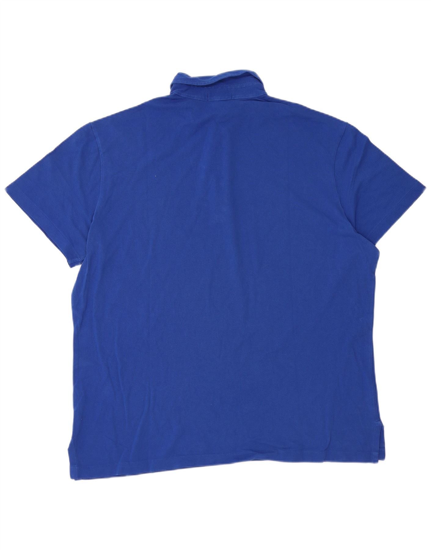 Polo Ralph Lauren Mens Polo Shirt XL Blue Cotton Size US L / EU 52-54 / 3 - 2 Thumbnail