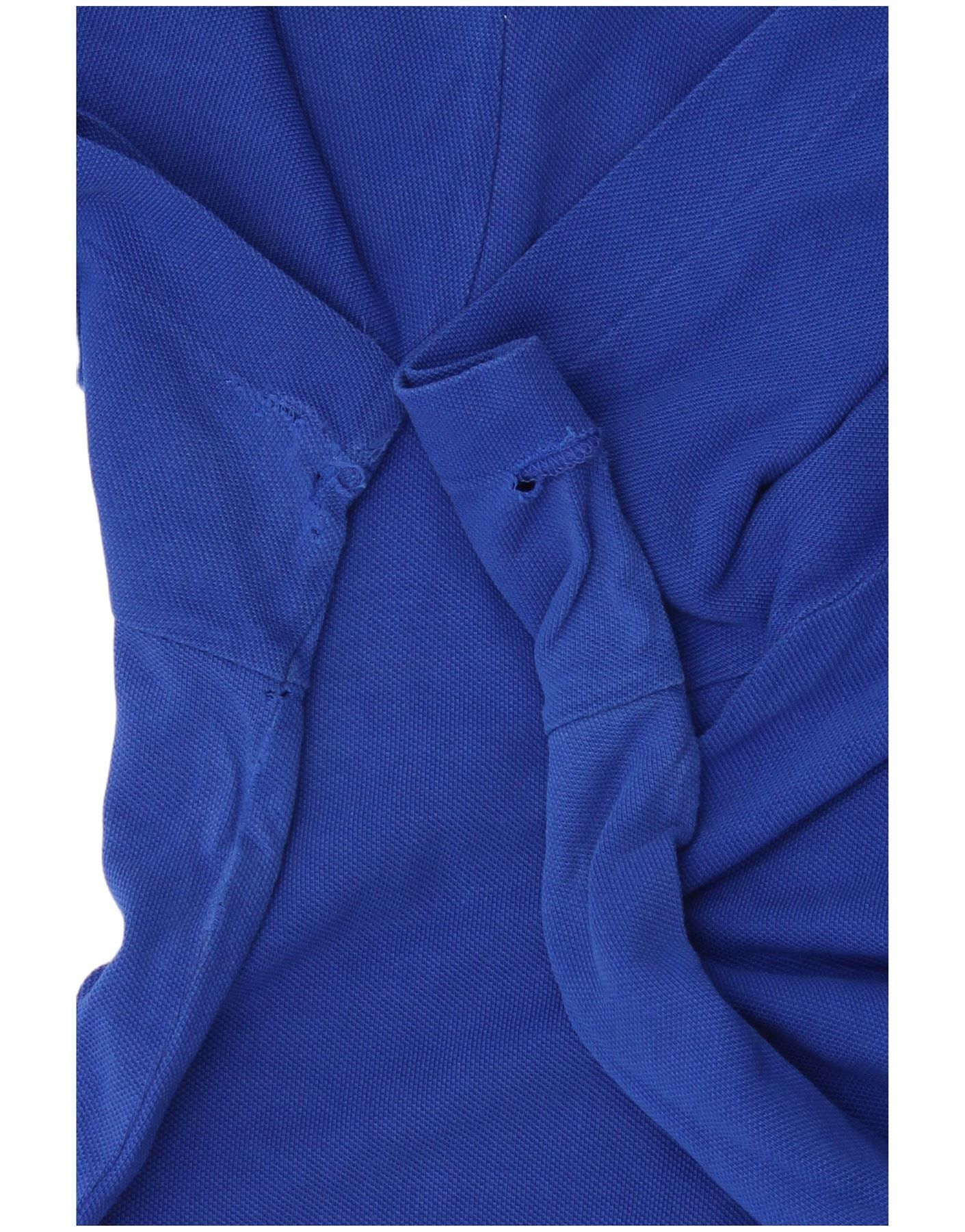 Polo Ralph Lauren Mens Polo Shirt XL Blue Cotton Size US L / EU 52-54 / 3 - 3 Thumbnail
