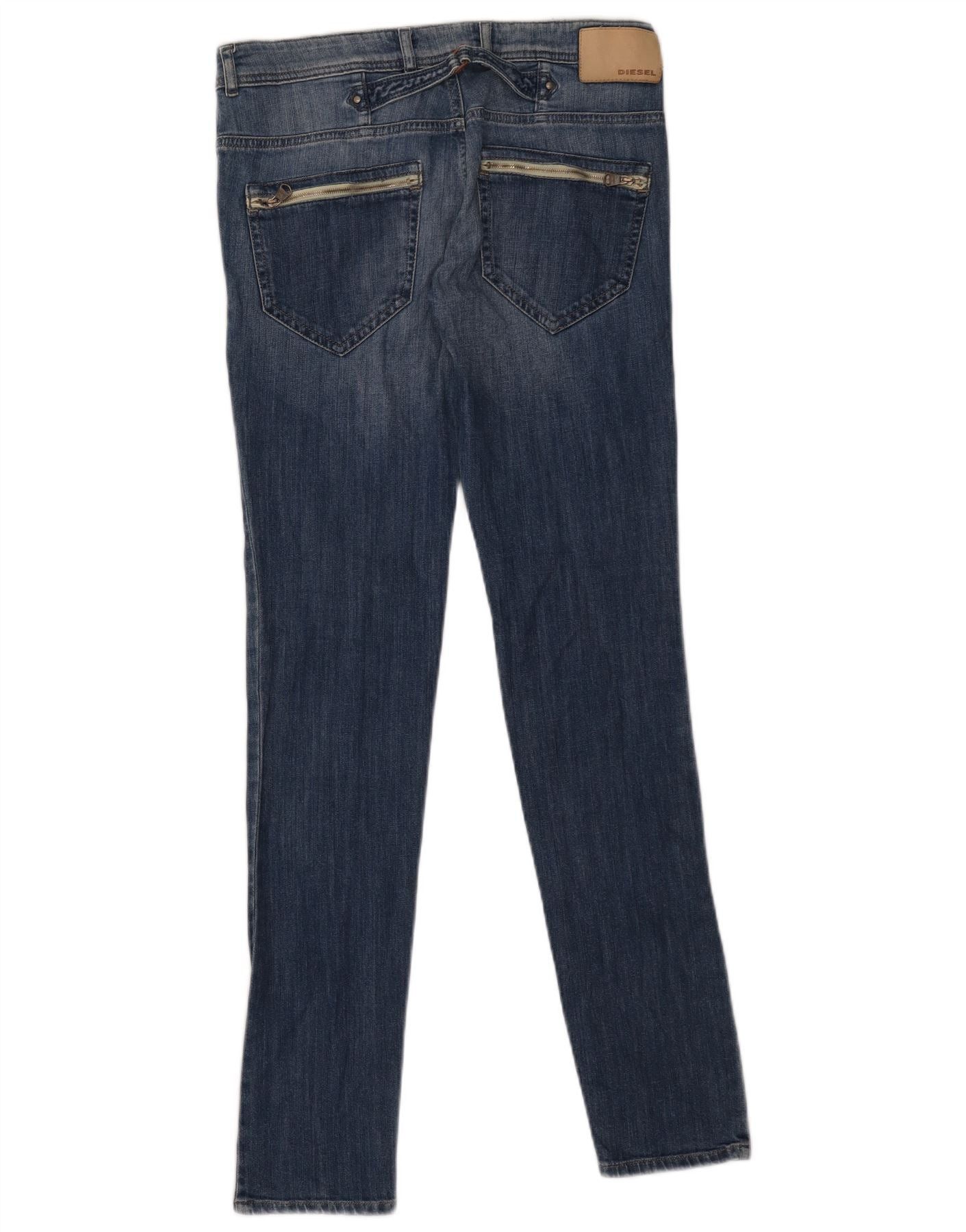 Diesel Womens Clushy Slim Tapered Jeans W31 L32 Blue Cotton Size 42" / US 20 - 2 Thumbnail