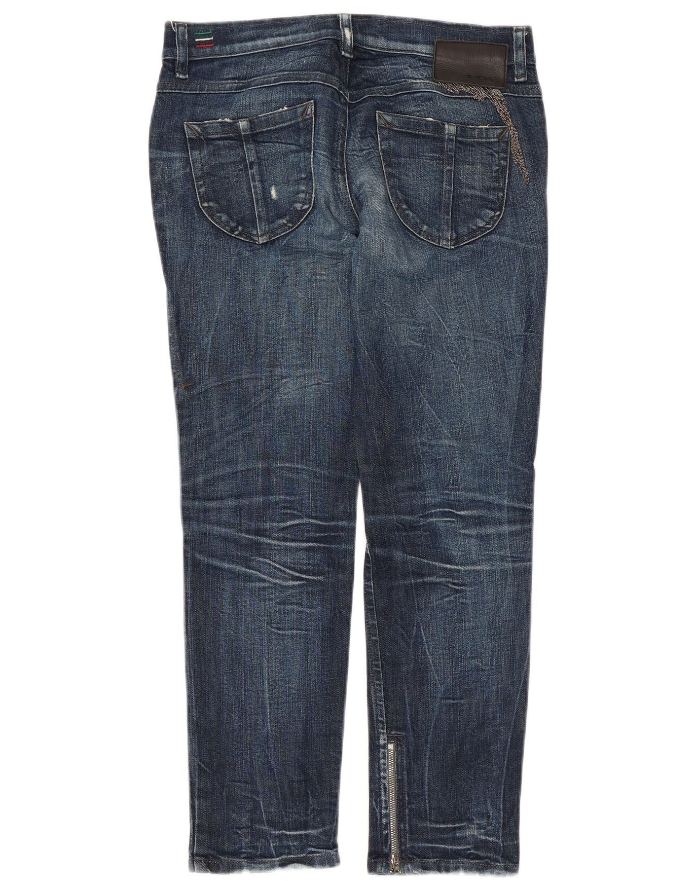 Diesel Womens Zivy Slim Jeans W28 L26 Blue Cotton Size 24" / US 00 / IT 34 - 2 Thumbnail