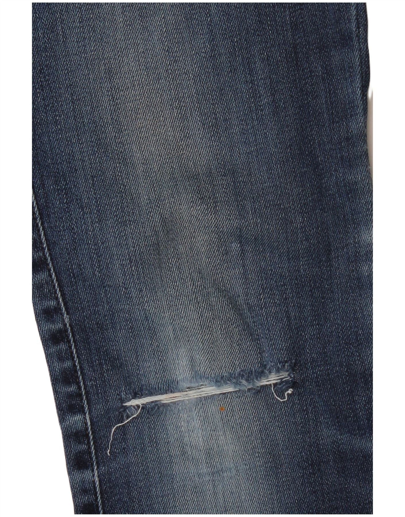 Diesel Womens Doris Super Slim Skinny Jeans W26 L32 Blue Cotton Size 26" / US 2 / IT 38 - 3 Thumbnail