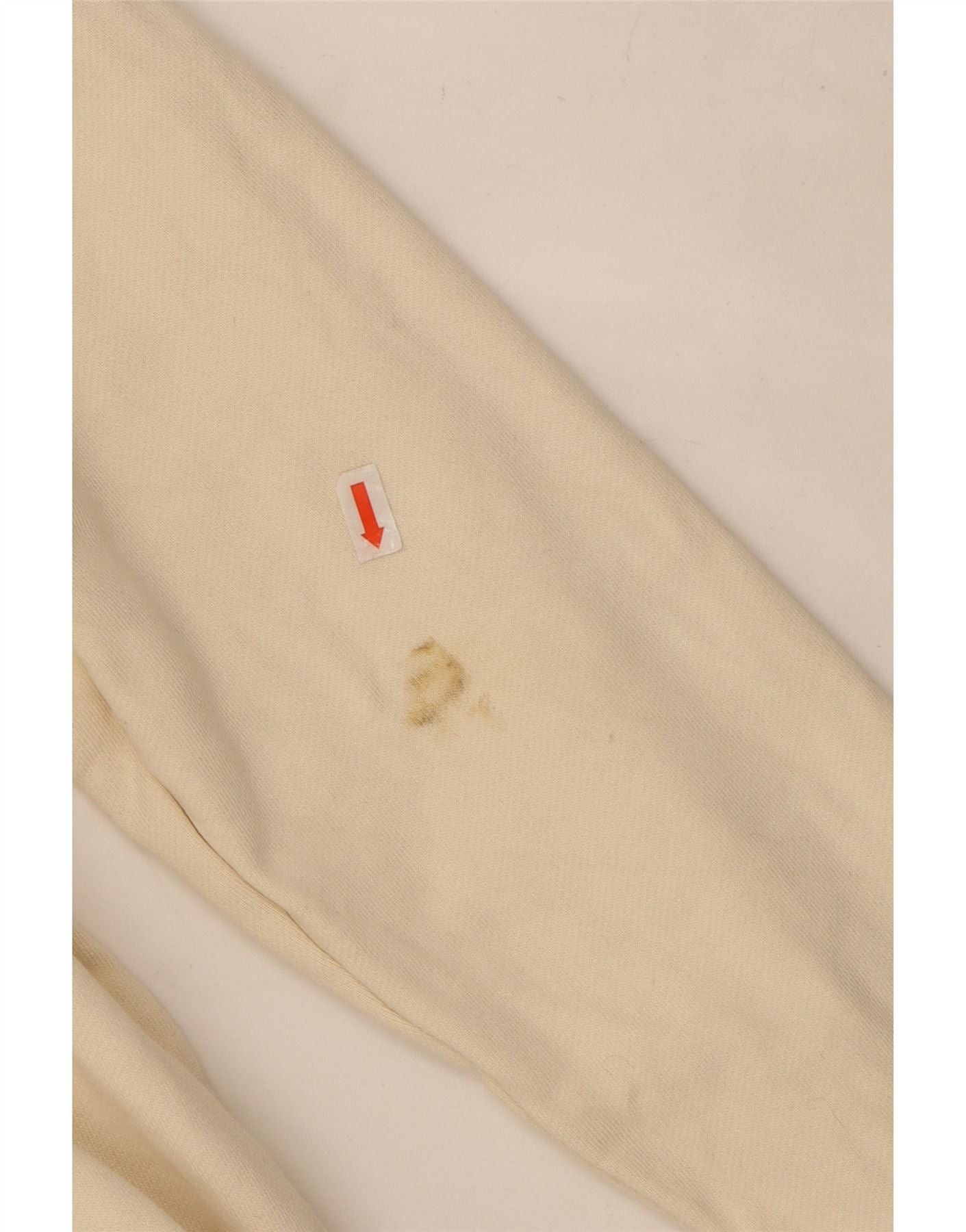 Ralph Lauren Womens Graphic Sweatshirt Jumper UK 14 Medium Beige Cotton Size L / US 10 / IT 46 - 3 Thumbnail