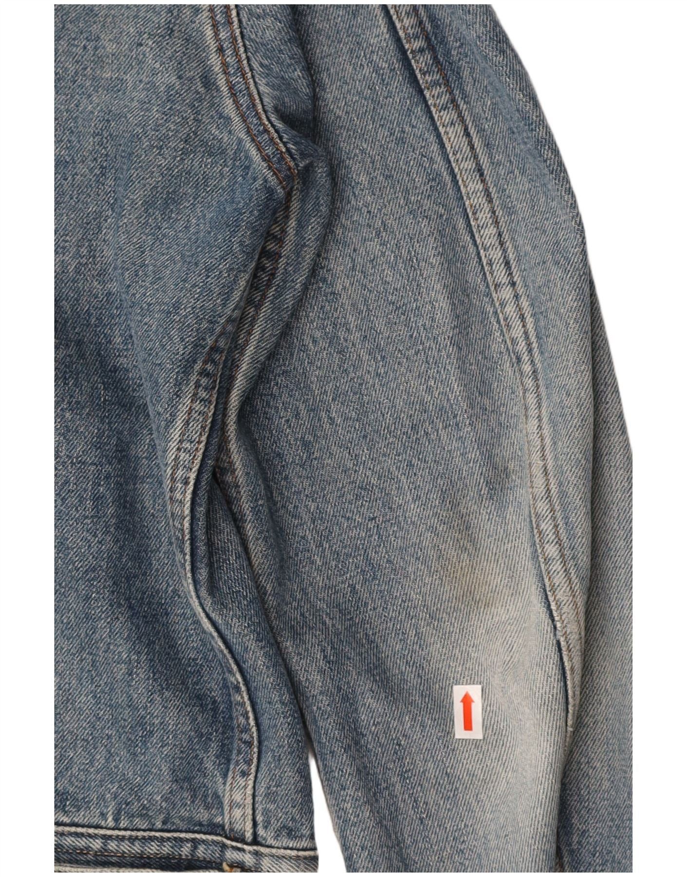 Diesel Womens Denim Jacket UK 14 Medium Blue Size M / US 6-8 / IT 42-44 - 3 Thumbnail