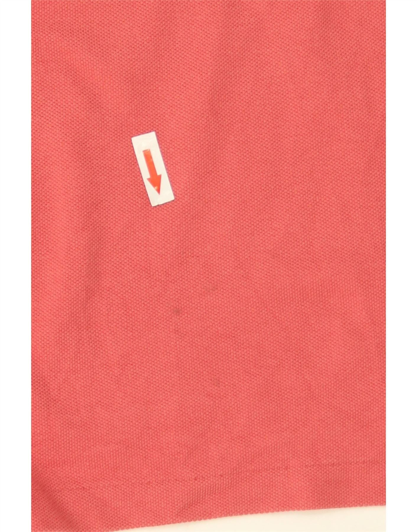 Polo Ralph Lauren Mens Custom Slim Fit Polo Shirt Large Pink Cotton Size US XL / EU 56 / 4 - 3 Thumbnail
