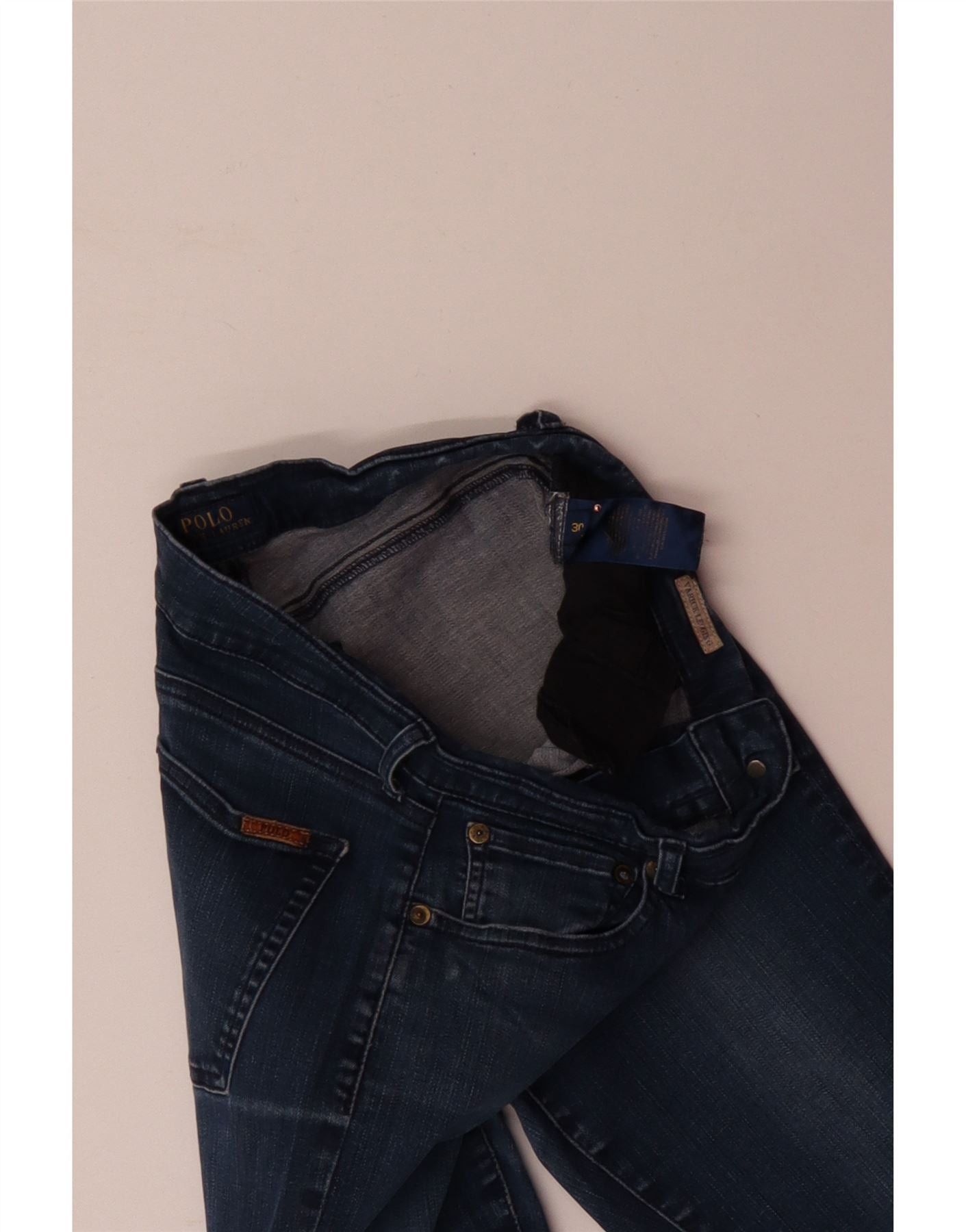 Polo Ralph Lauren Womens Varick Legging Skinny Jeans W30 L29 Blue Cotton Size 24" / US 00 / IT 34 - 3 Thumbnail