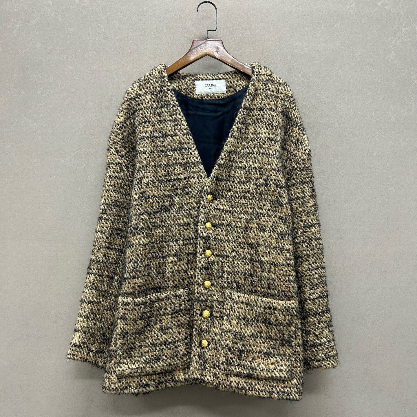 Celine Celine Tweed Coat Size 36 Size XS / US 0-2 / IT 36-38 - 2 Thumbnail