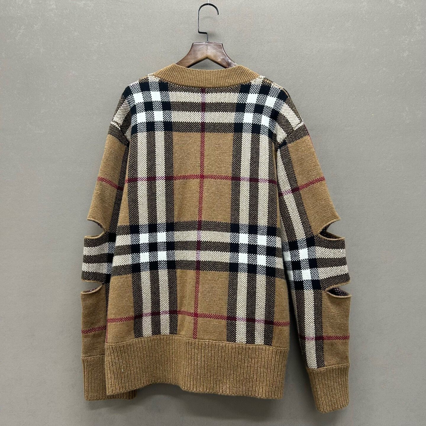 Burberry Burberry Checkered Knit Cardigan Size XS Size US XS / EU 42 / 0 - 3 Thumbnail