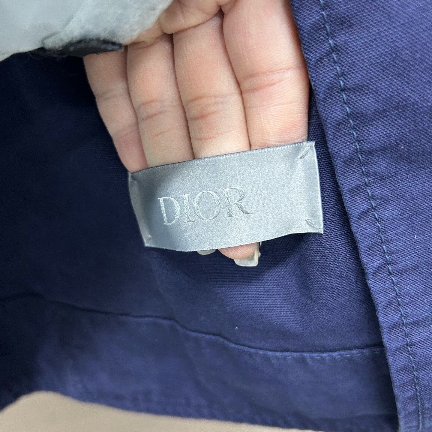 Dior Dior Lewis Hamilton Embroidered Logo Zip Jacket Size L Size US L / EU 52-54 / 3 - 6 Thumbnail