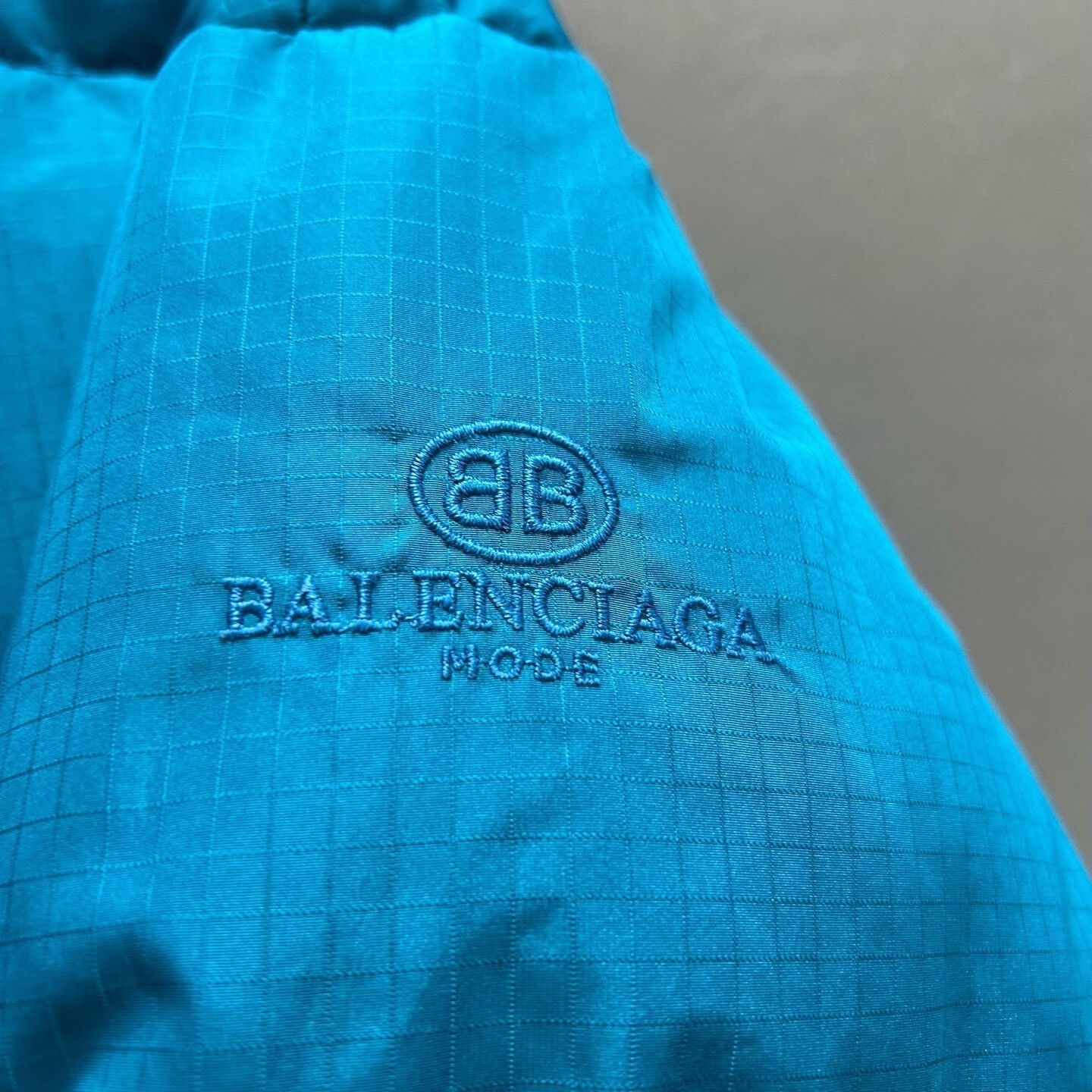 Balenciaga Balenciaga Blue Logo Puffer Jacket Size 46 Size US S / EU 44-46 / 1 - 4 Thumbnail