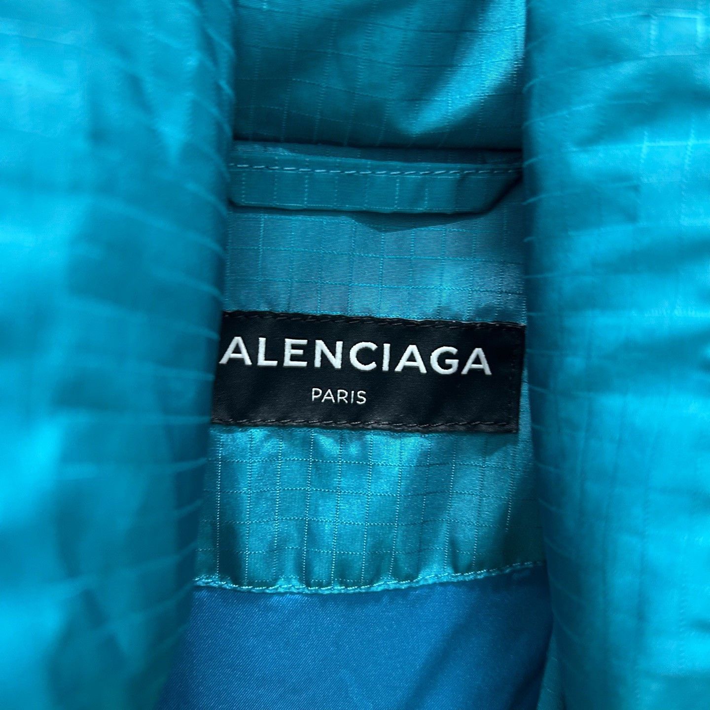 Balenciaga Balenciaga Blue Logo Puffer Jacket Size 46 Size US S / EU 44-46 / 1 - 5 Thumbnail