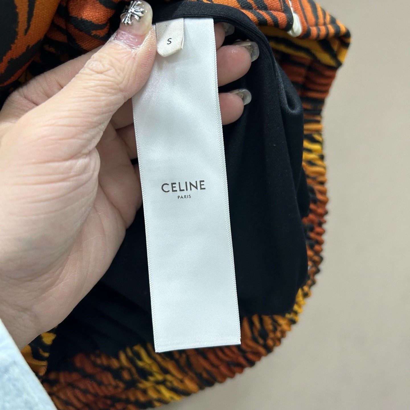 Celine Celine Tiger Print Track Jacket Size S Size US S / EU 44-46 / 1 - 5 Thumbnail