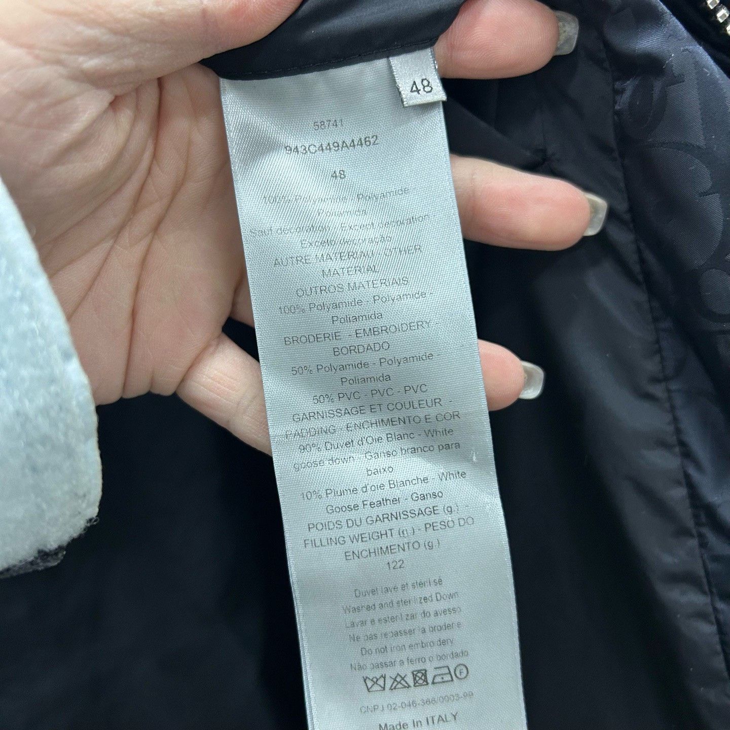 Dior Dior Oblique Puffer Jacket Size M Size US M / EU 48-50 / 2 - 5 Thumbnail