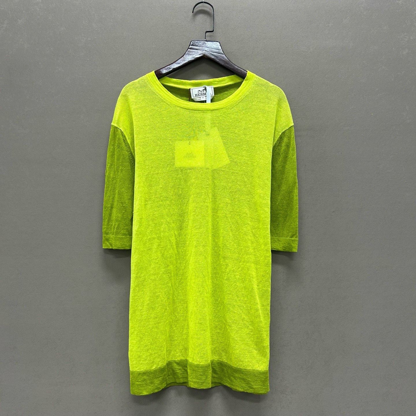 Hermes Hermès Knit Short Sleeve Shirt Size M Size US M / EU 48-50 / 2 - 2 Thumbnail