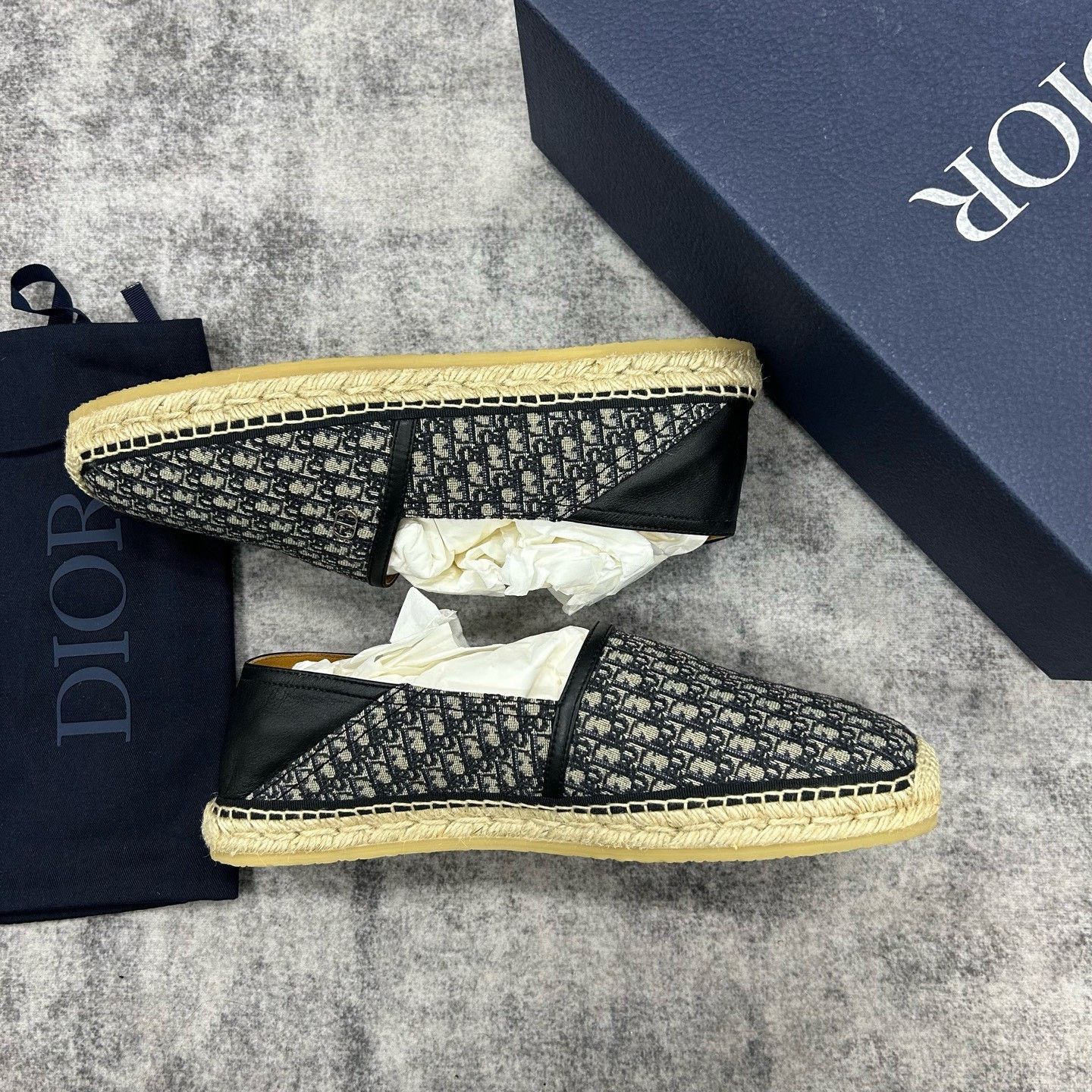 Dior Dior Oblique Canvas Espadrilles Size 12 Size US 12 / EU 45 - 5 Thumbnail