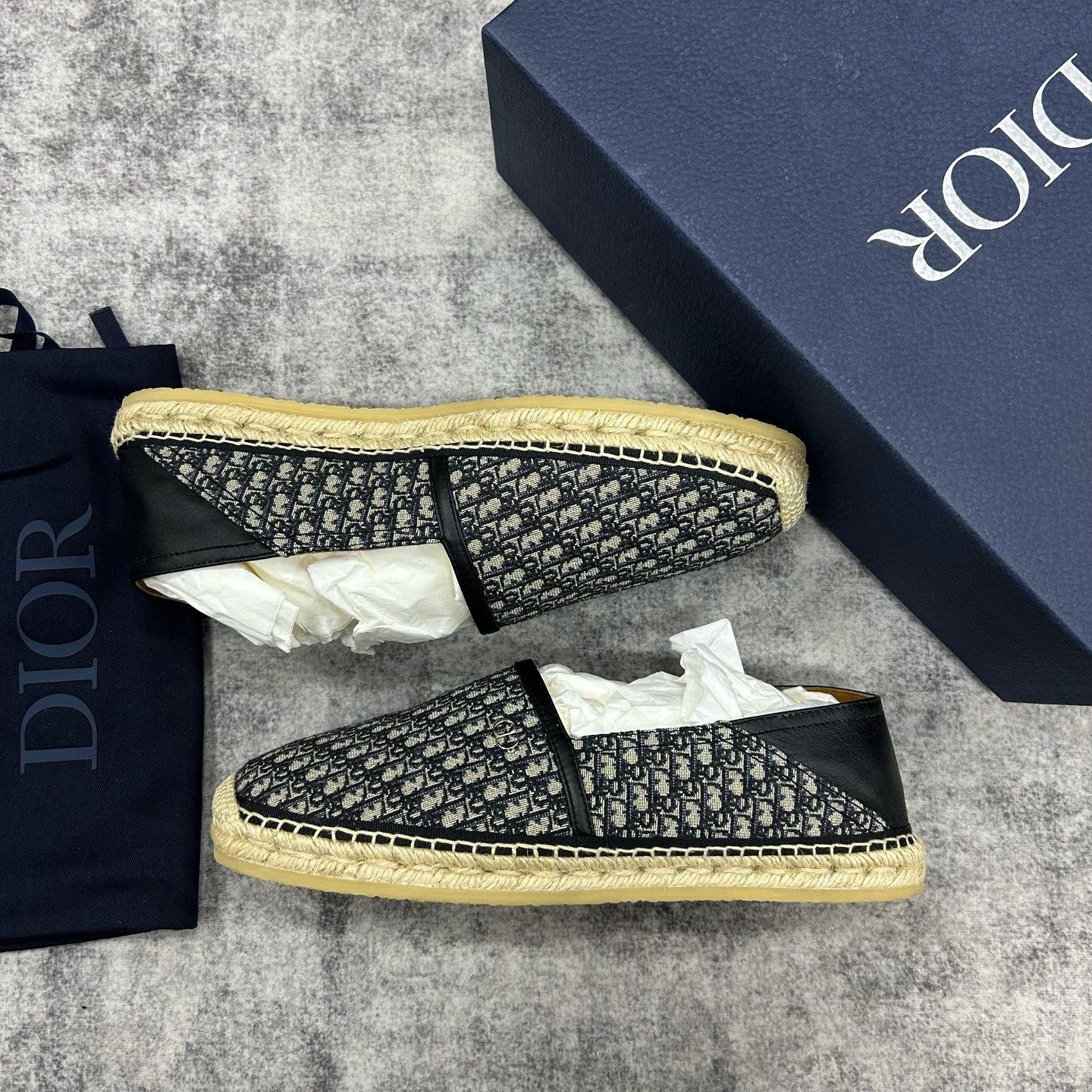 Dior Dior Oblique Canvas Espadrilles Size 12 Size US 12 / EU 45 - 4 Thumbnail