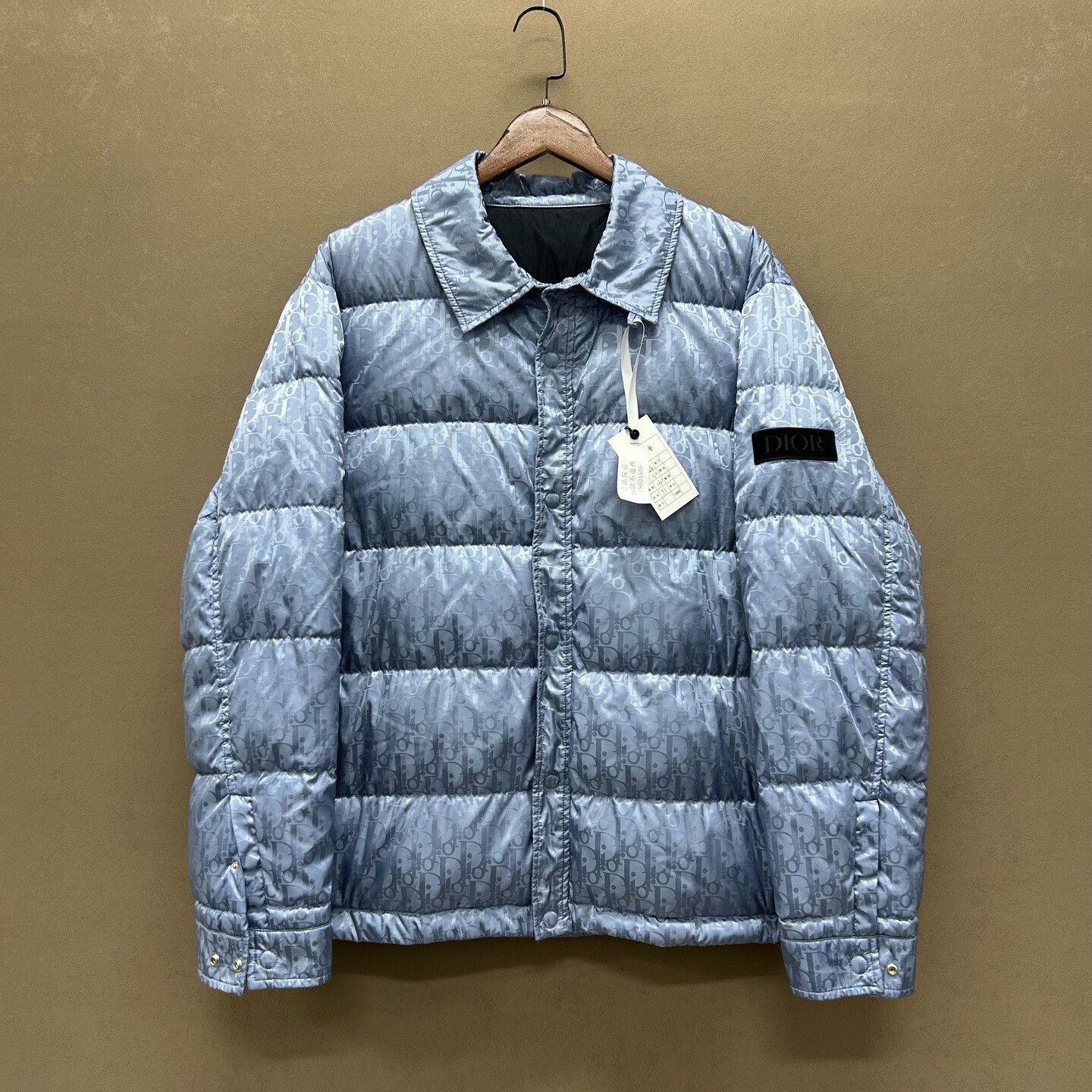 Dior Dior Oblique Down Puffer Jacket Size 54 Size US L / EU 52-54 / 3 - 2 Thumbnail