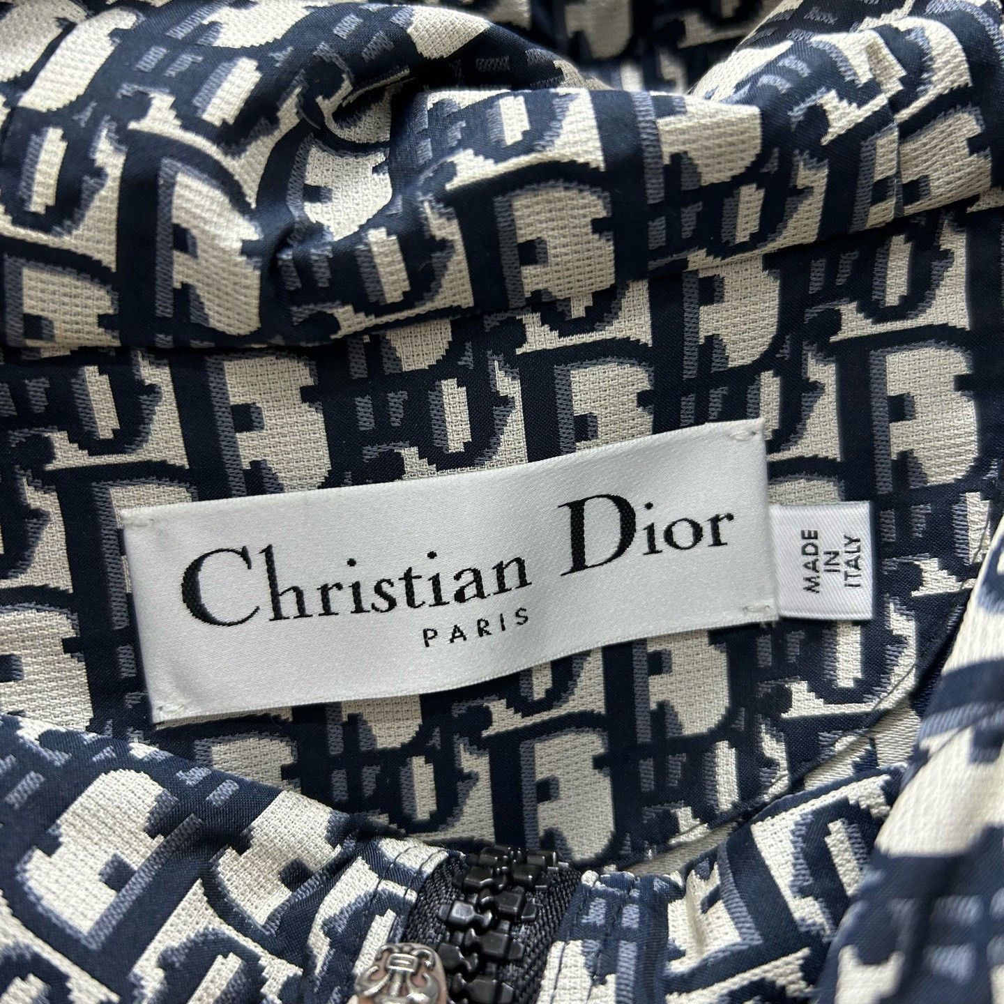 Dior Dior Oblique Pattern Windbreaker Jacket Size XS Size US XS / EU 42 / 0 - 4 Thumbnail