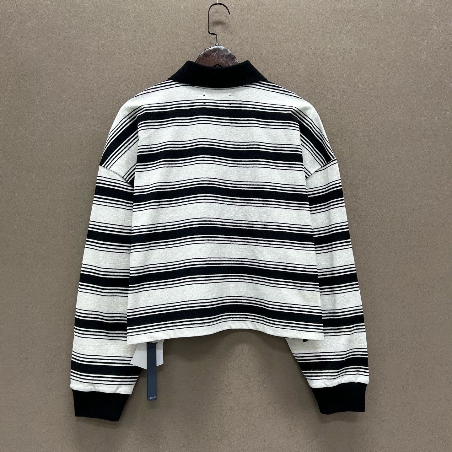 Amiri Amiri Striped Long Sleeve Polo Size M Size US M / EU 48-50 / 2 - 3 Thumbnail