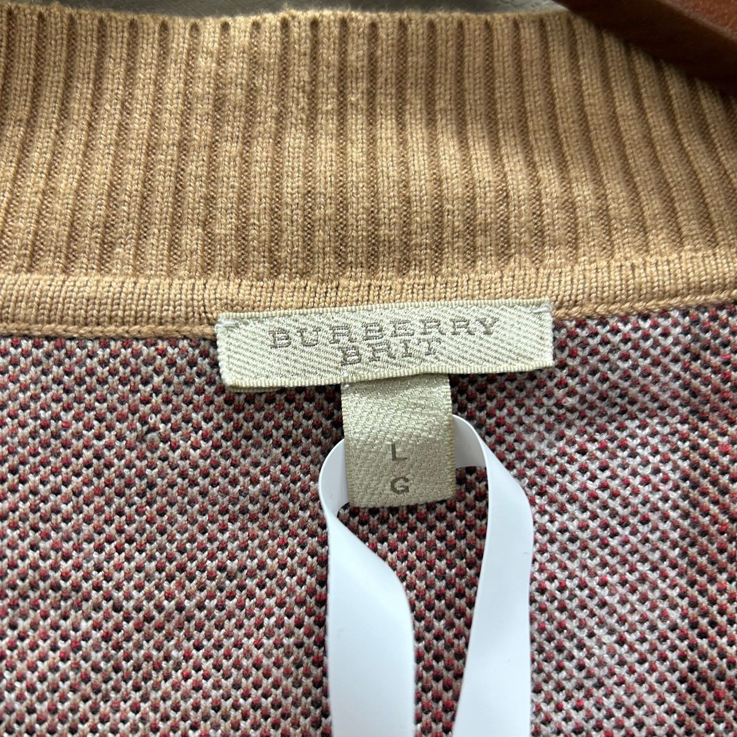 Burberry Burberry Brit Check Knit Cardigan Size L Size US L / EU 52-54 / 3 - 4 Thumbnail