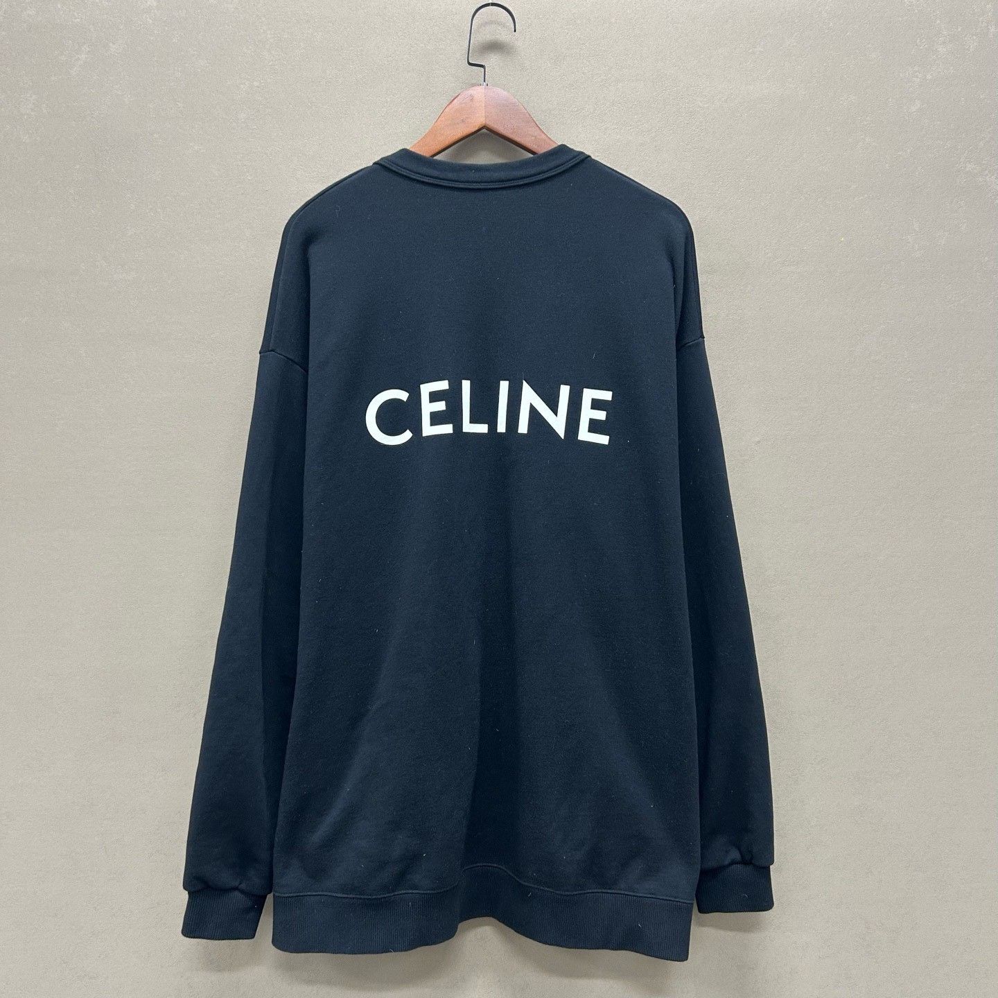 Celine Celine Logo Back Cardigan Size M Size US M / EU 48-50 / 2 - 3 Thumbnail
