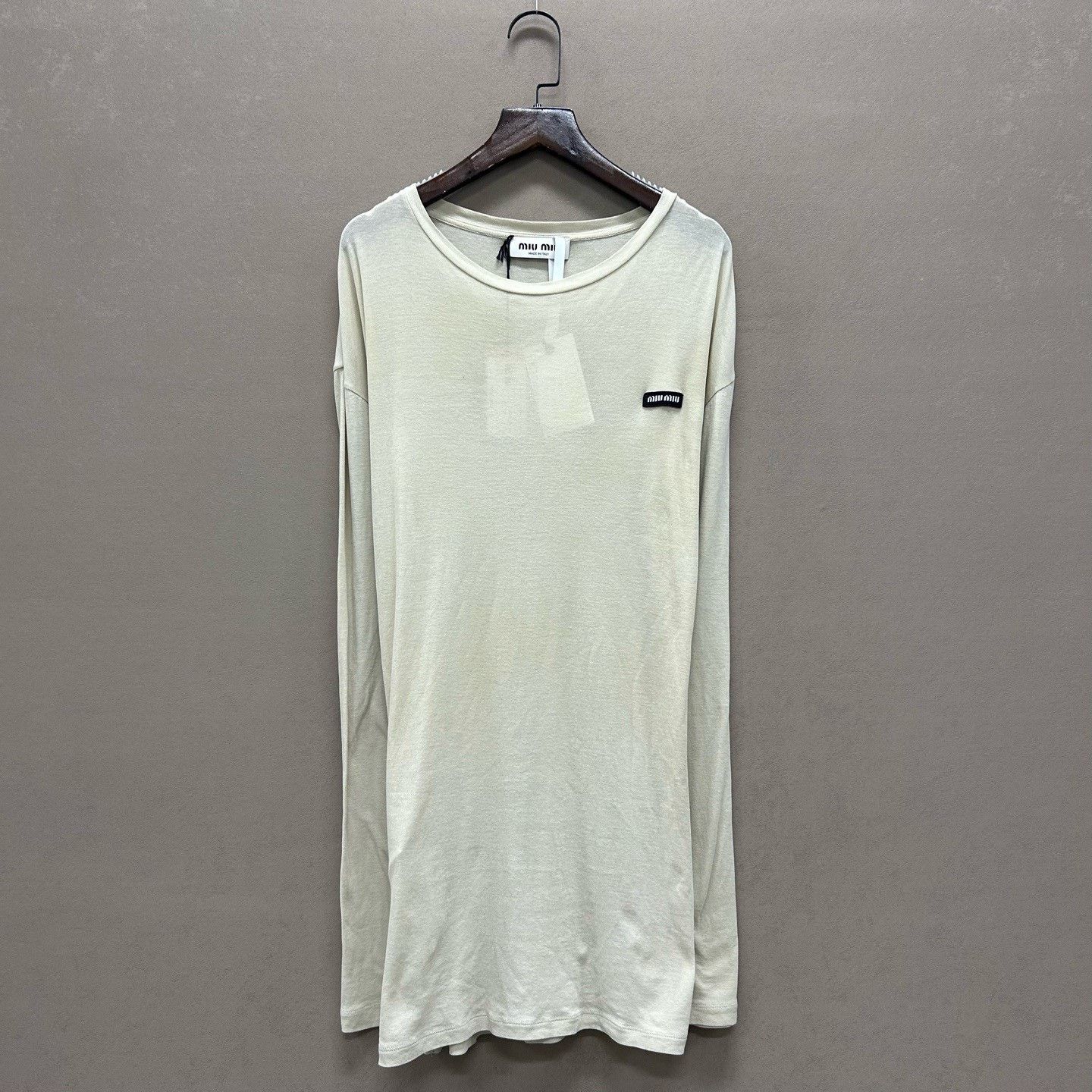 Miu Miu Miu Miu Logo Long Sleeve T-Shirt Size S Size S / US 4 / IT 40 - 2 Thumbnail