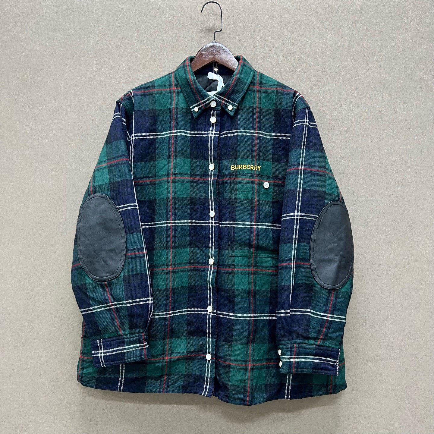 Burberry Burberry Plaid Leather Patch Jacket UK 6 Size XS / US 0-2 / IT 36-38 - 2 Thumbnail