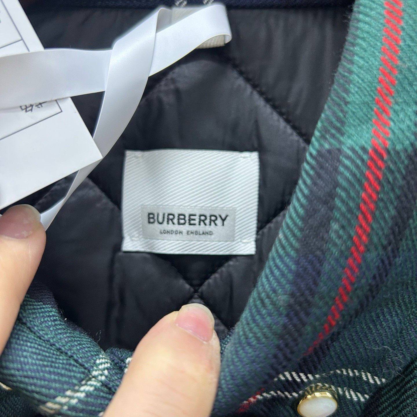 Burberry Burberry Plaid Leather Patch Jacket UK 6 Size XS / US 0-2 / IT 36-38 - 4 Thumbnail